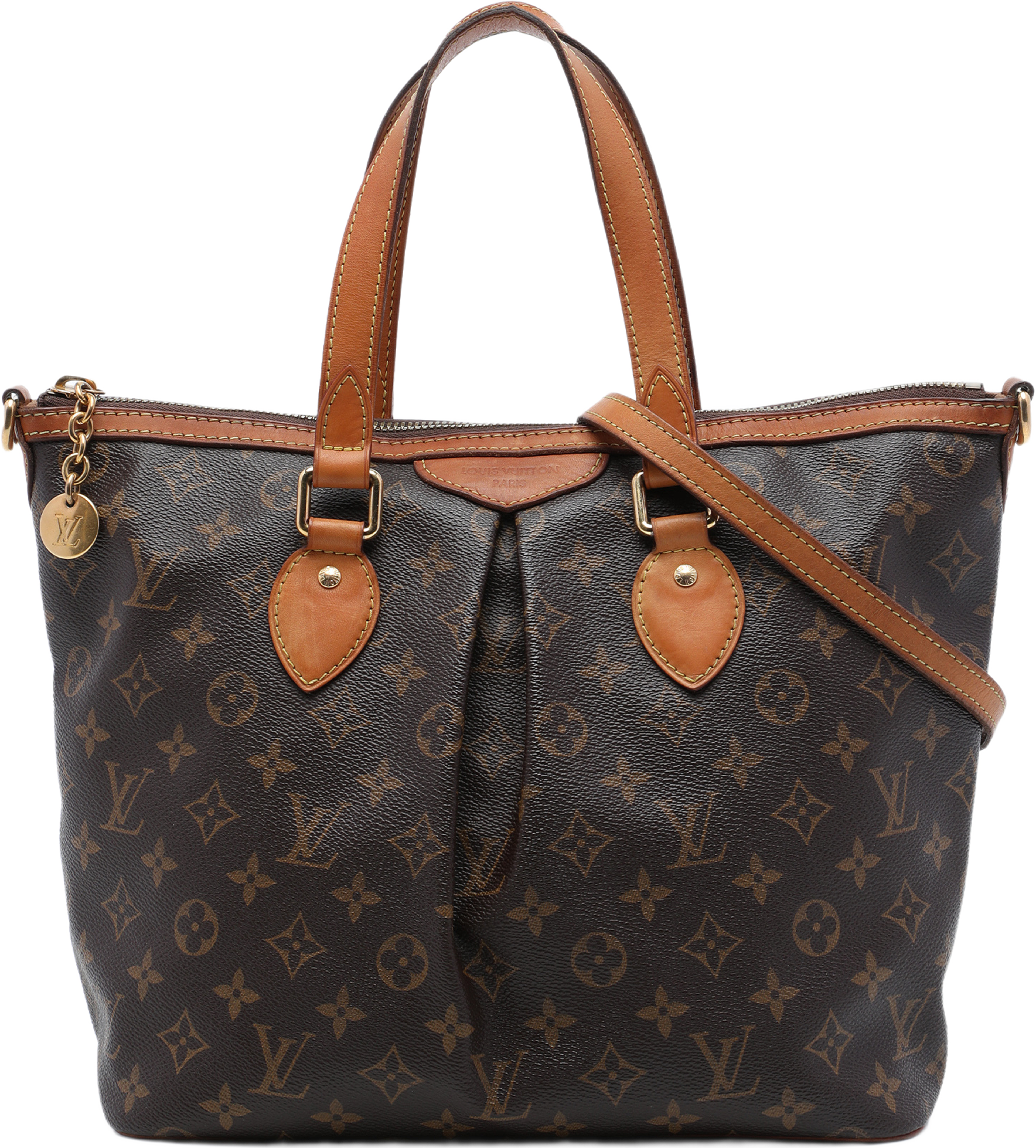 Louis Vuitton Monogram Palermo Pm, från Luxclusif, i färgen brun. Klicka för att öppna bilden i stort format