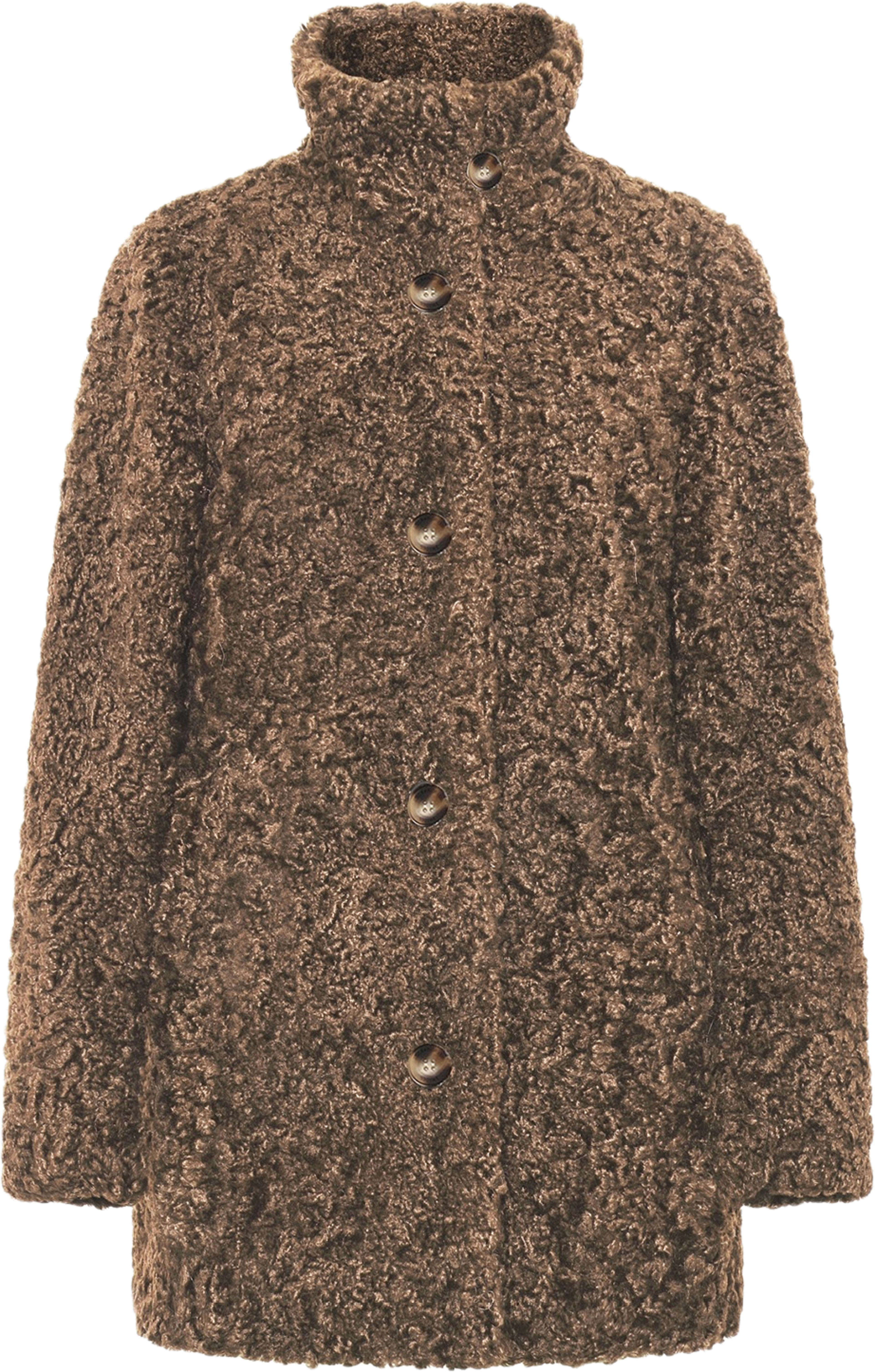 Marcy Coat, från Saki, i färgen toffee.