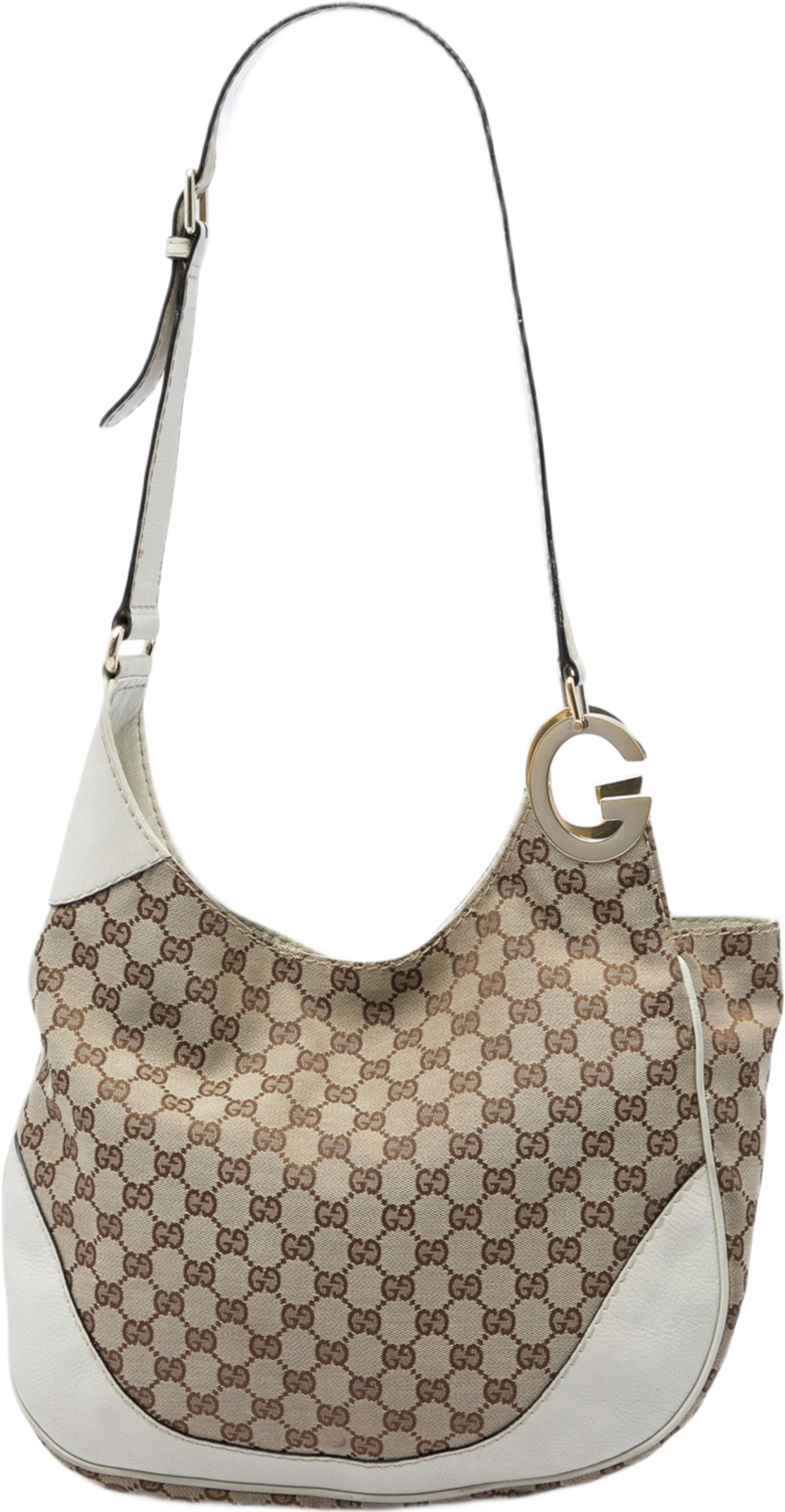Gucci Gg Canvas Charlotte Crossbody, från Luxclusif, i färgen beige. Klicka för att öppna bilden i stort format