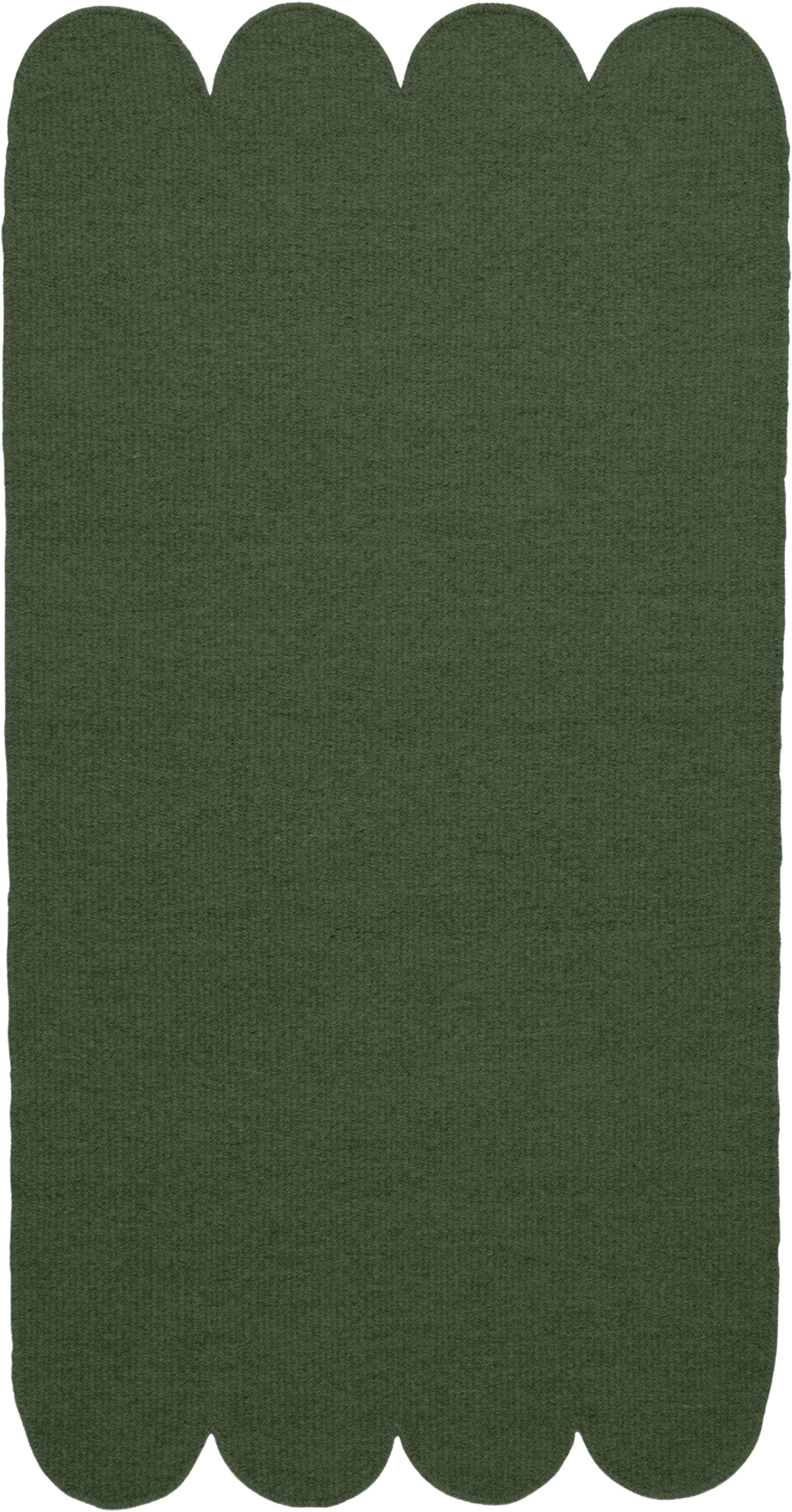 Fia Ullmatta - 70x140 cm, från Svanefors, i färgen mossa. Klicka för att öppna bilden i stort format