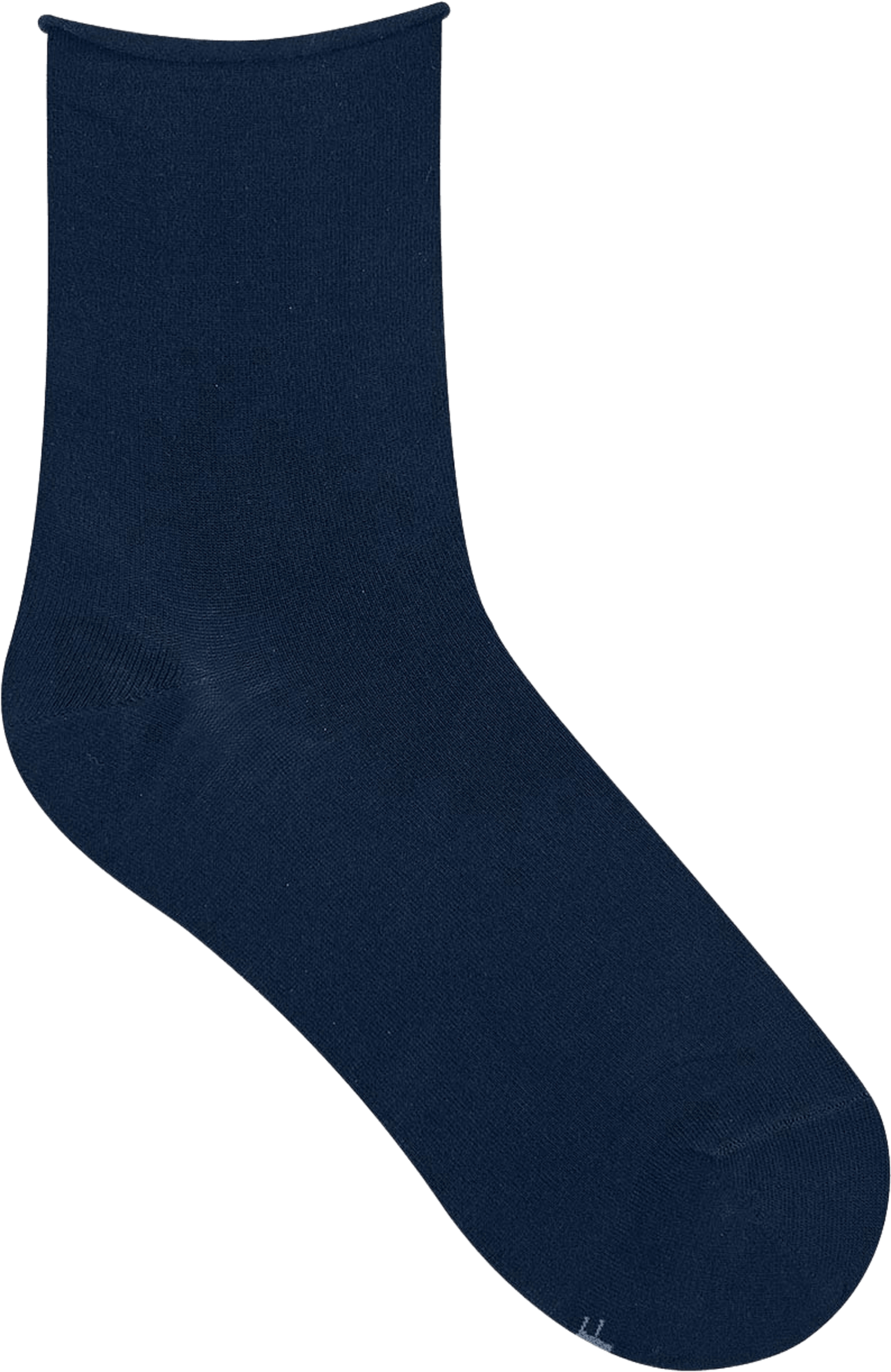 Ankelsocka i 97% bomull, roll-top