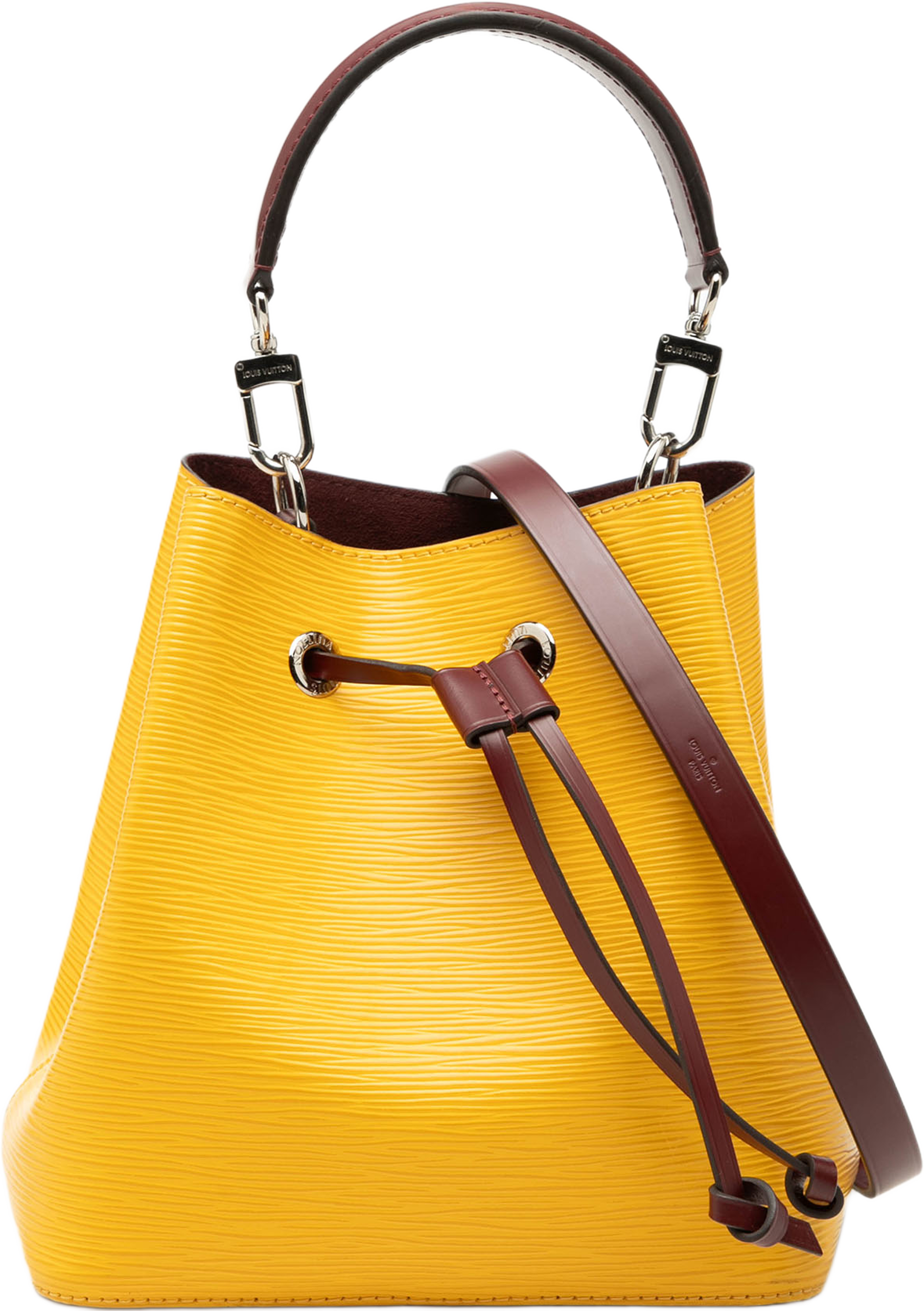 Louis Vuitton Epi Neonoe Bb, från Luxclusif, i färgen yellow. Klicka för att öppna bilden i stort format