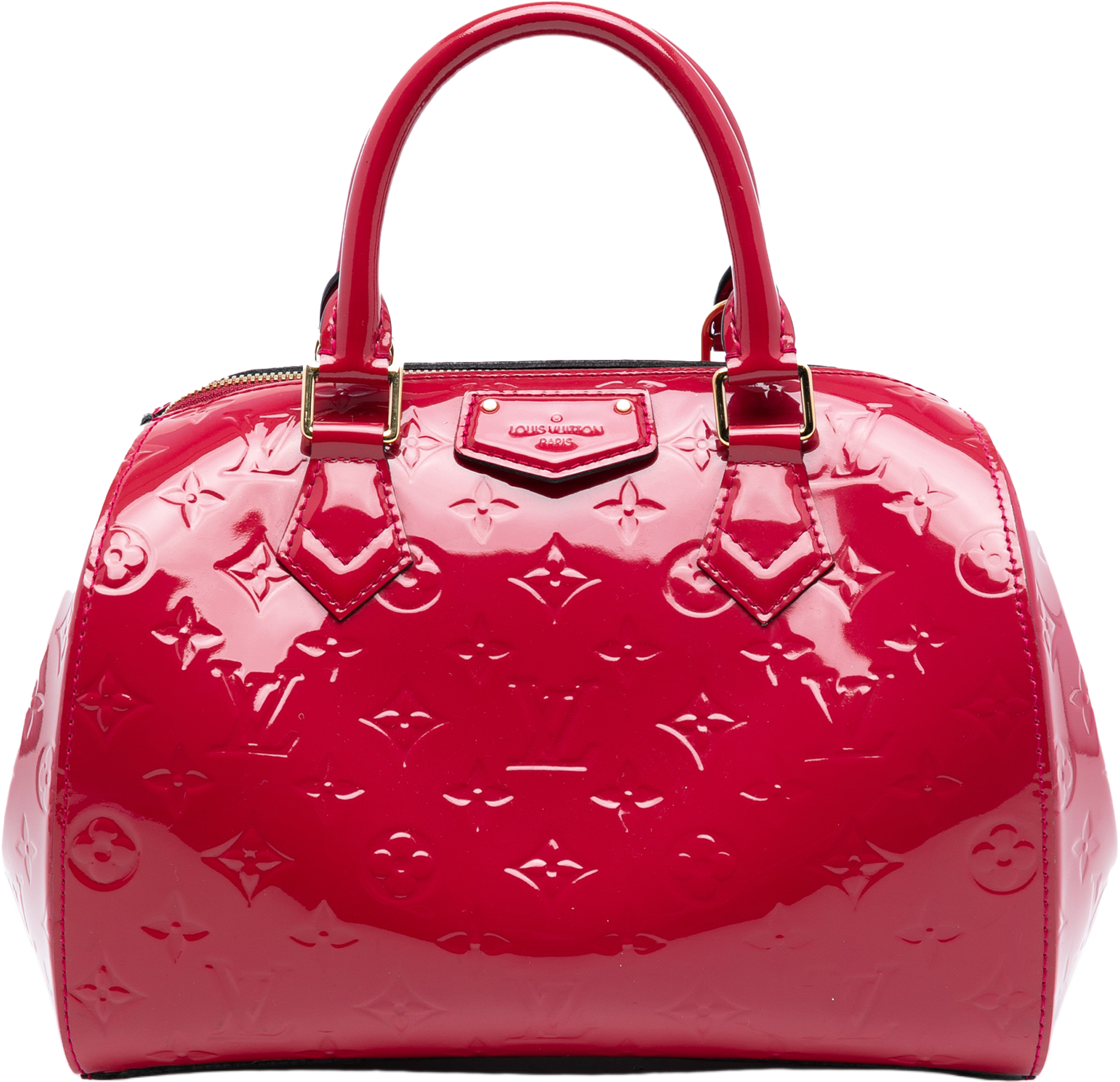 Louis Vuitton Monogram Vernis Montana, från Luxclusif, i färgen pink. Klicka för att öppna bilden i stort format