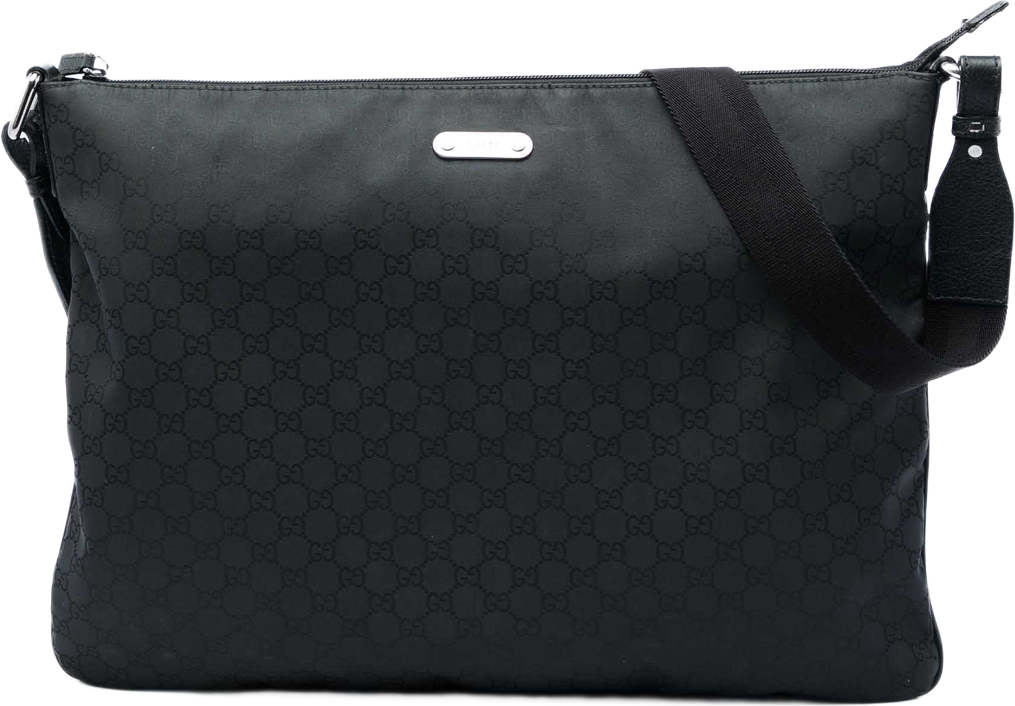 Gucci Gg Nylon Crossbody, från Luxclusif, i färgen svart. Klicka för att öppna bilden i stort format