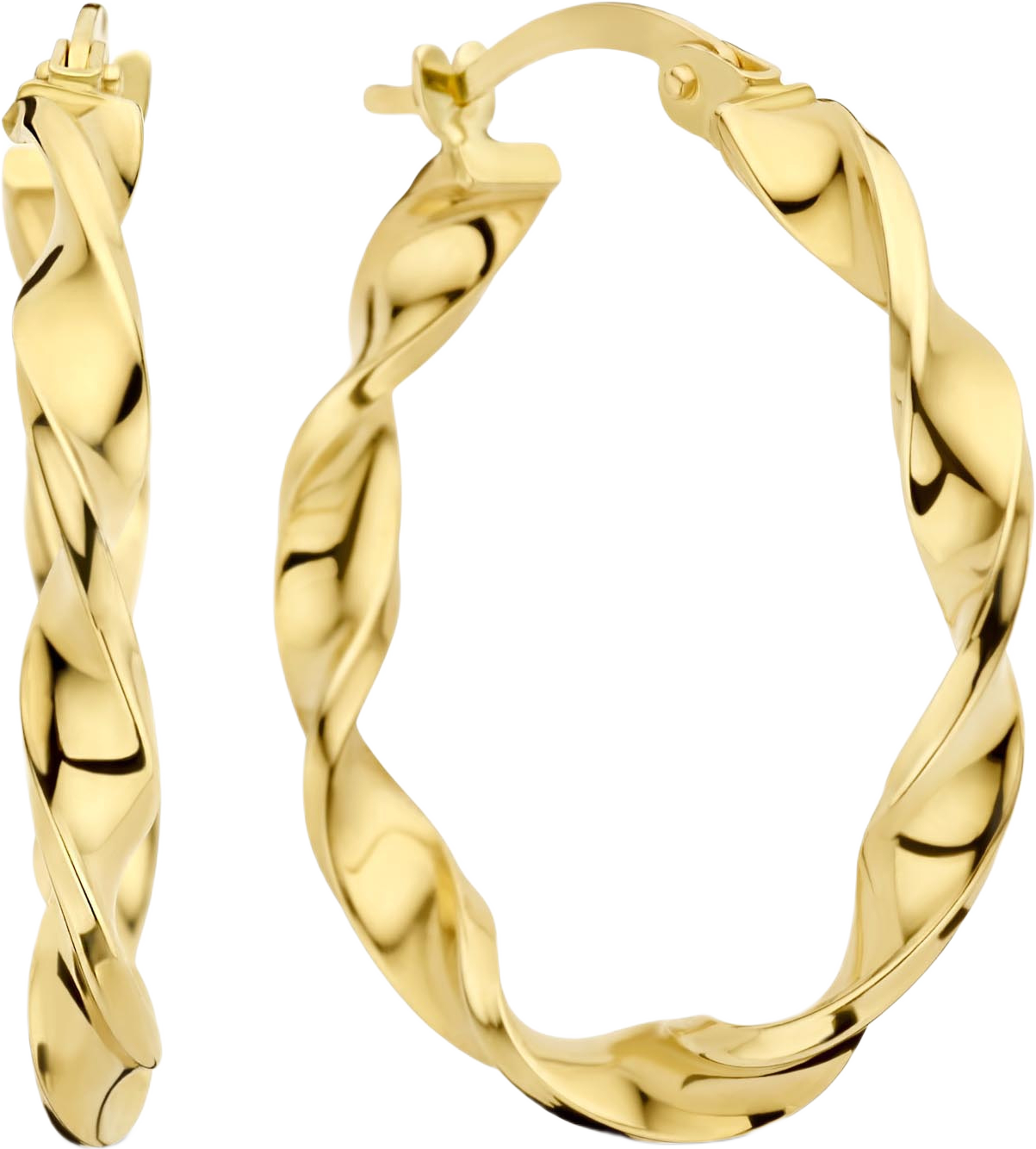 Rivoli 14 Karat Guld Creoler