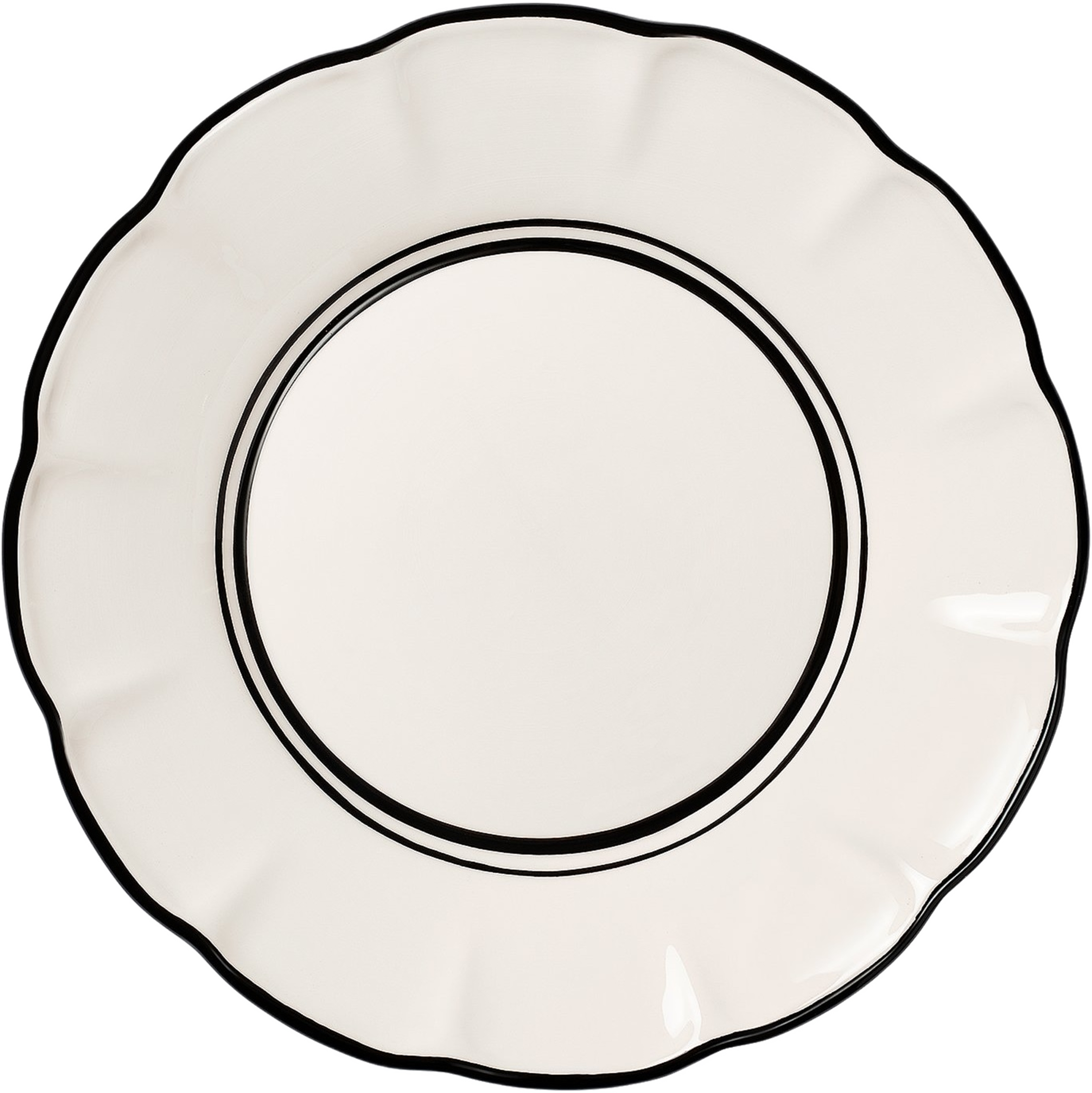 Bistro Tallrik - 28x28 Cm, från Pick A Poppy, i färgen black. Klicka för att öppna bilden i stort format