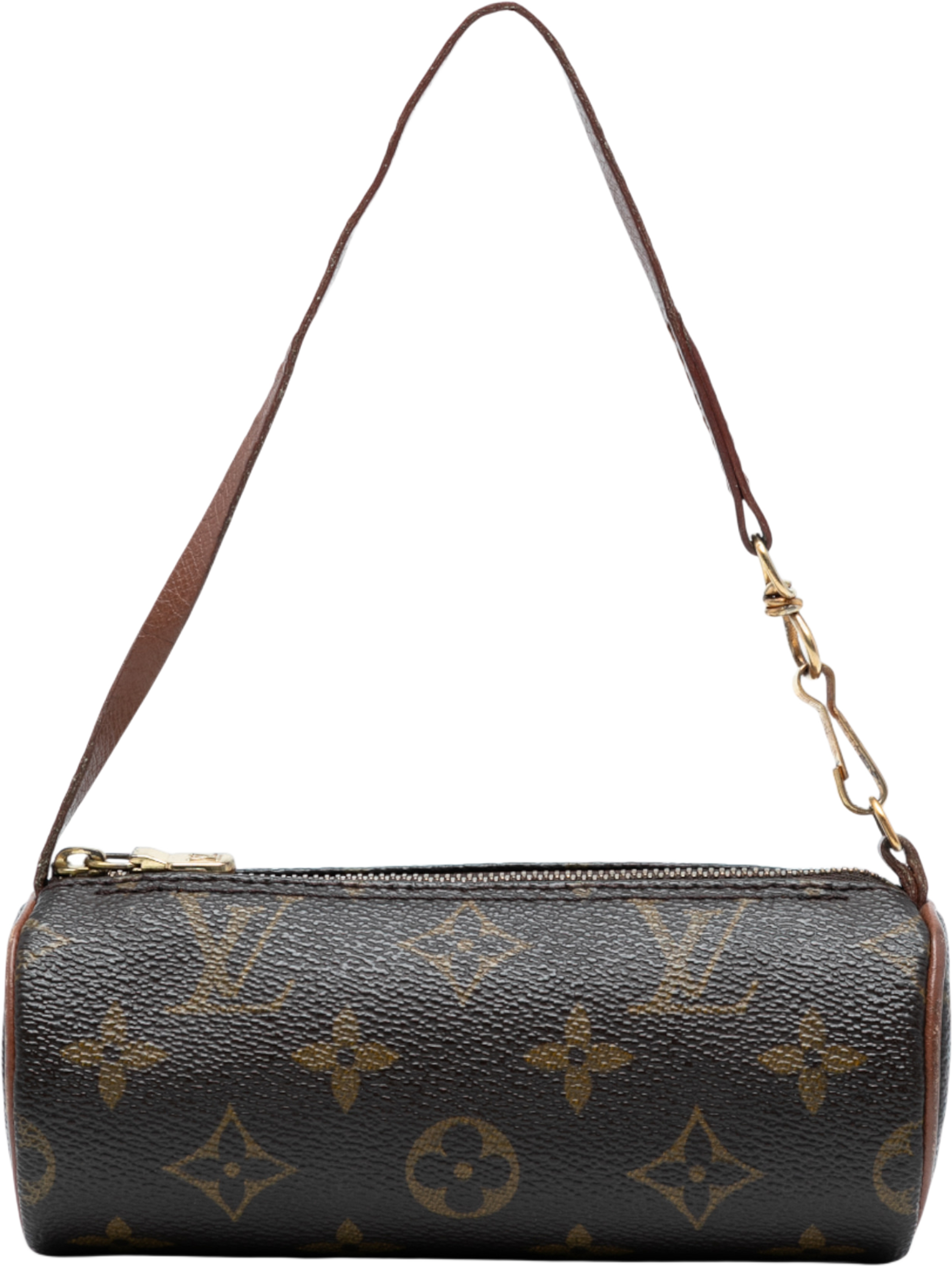 Louis Vuitton Monogram Papillon Pochette, från Luxclusif, i färgen brown. Klicka för att öppna bilden i stort format