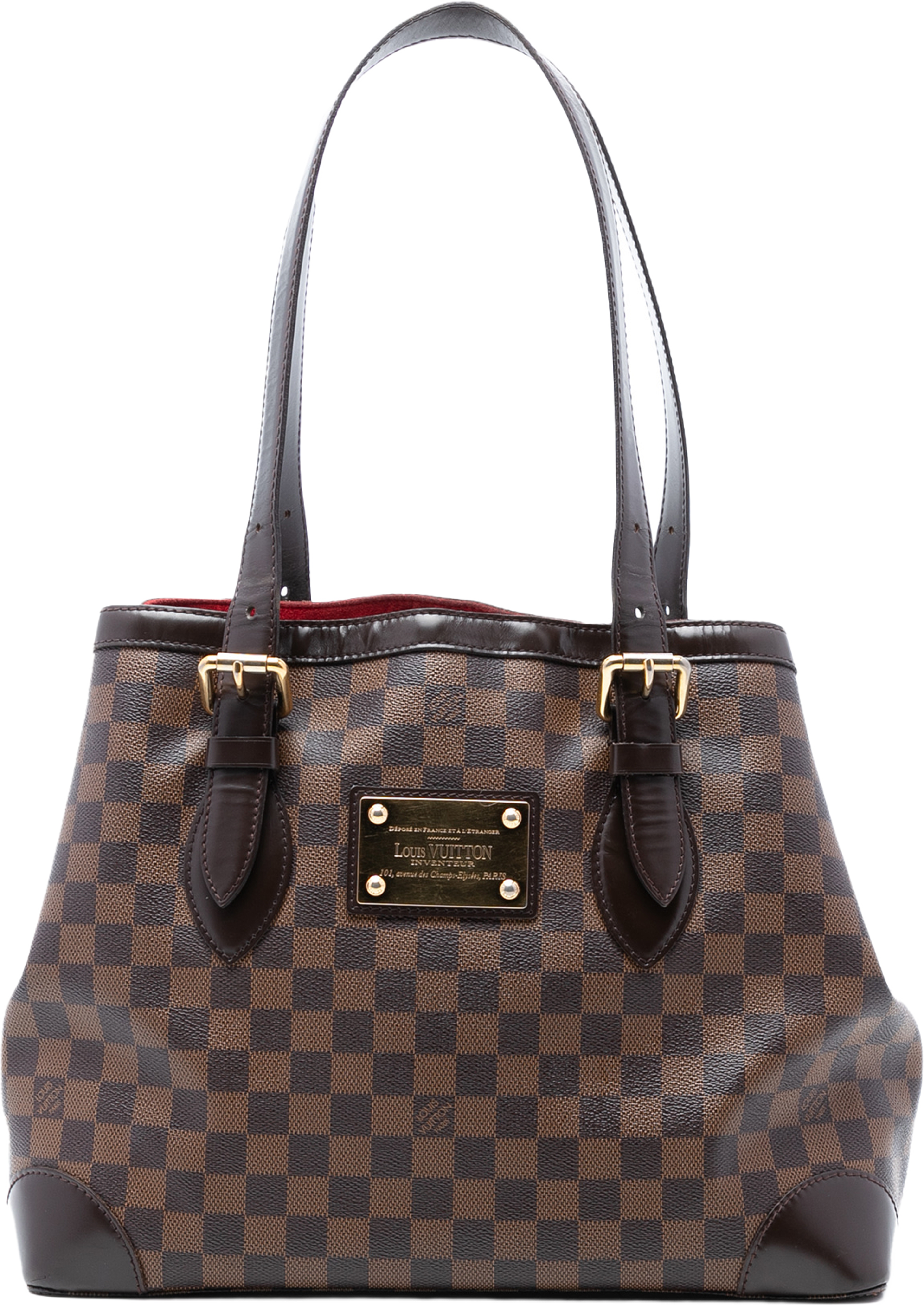 Louis Vuitton Damier Ebene Hampstead Mm, från Luxclusif, i färgen brown. Klicka för att öppna bilden i stort format