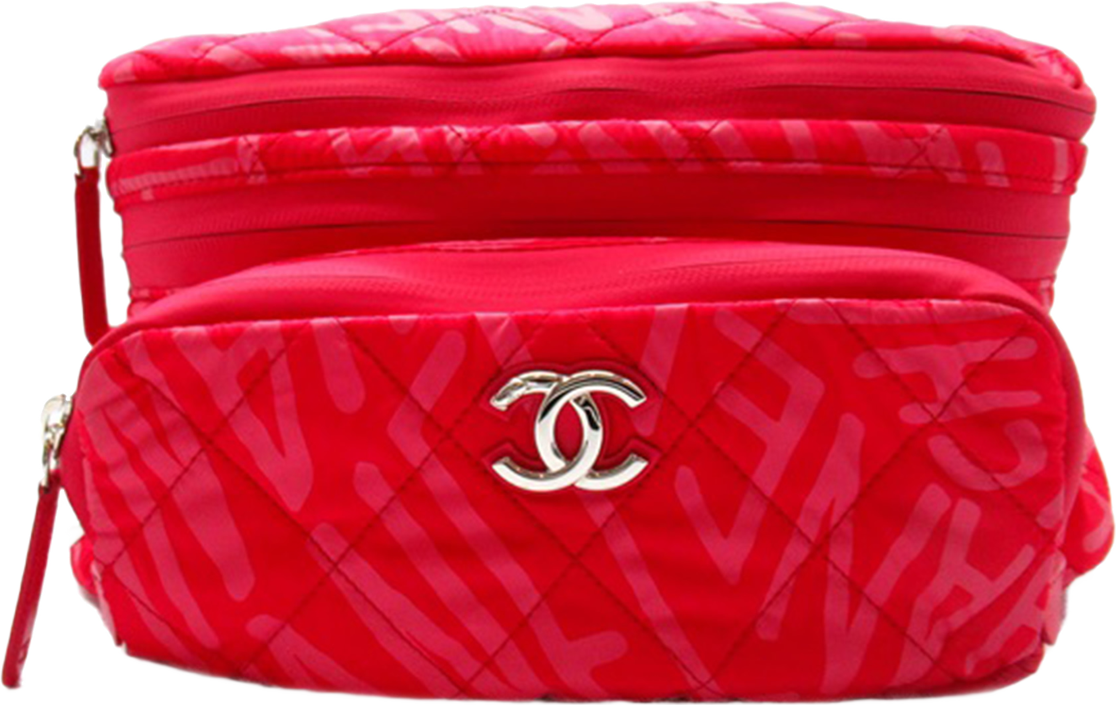 Chanel Printed Nylon Coco Neige Convertible Backpack