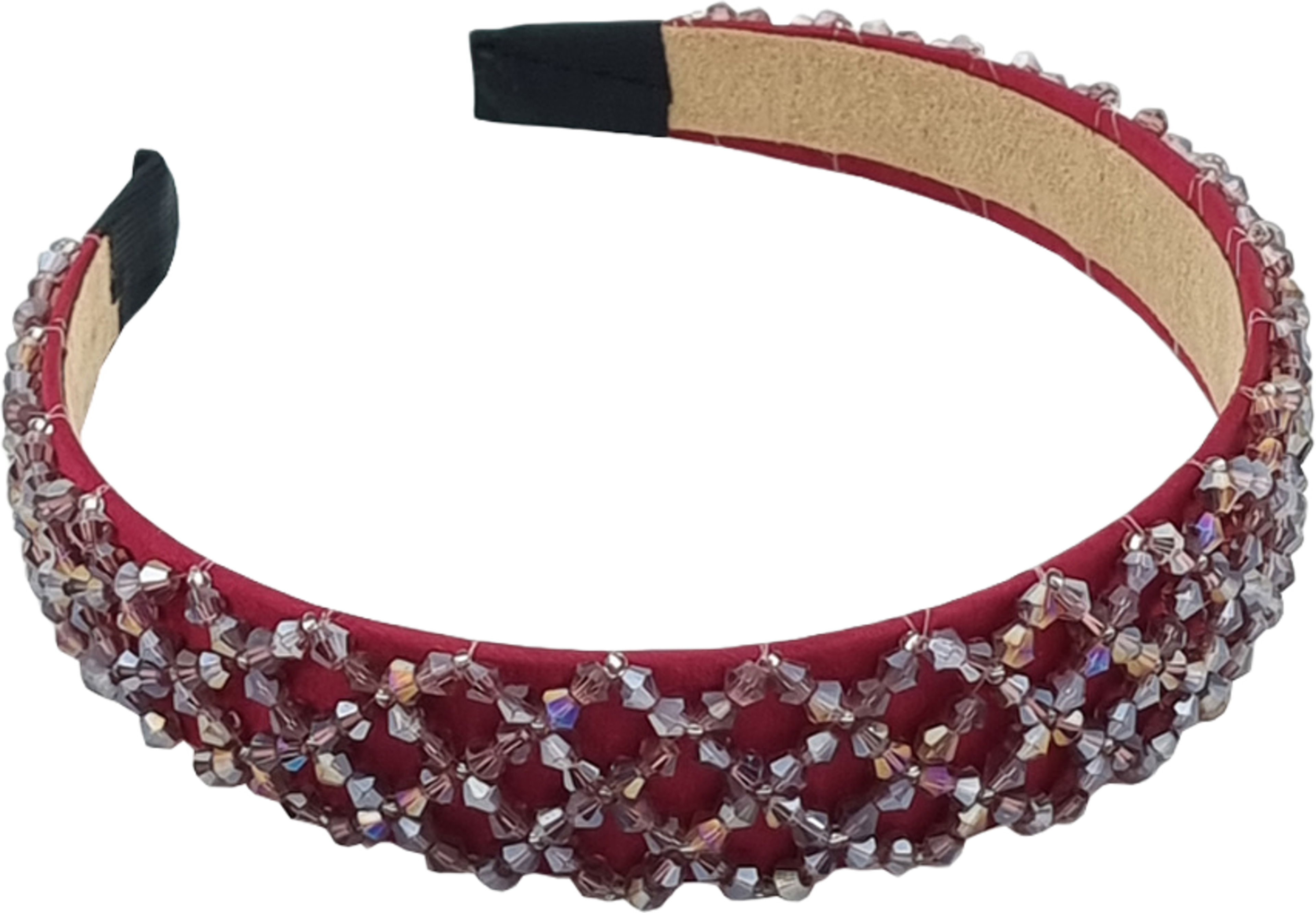 Diadem Med Fasetterade Stenar 2,8 Cm