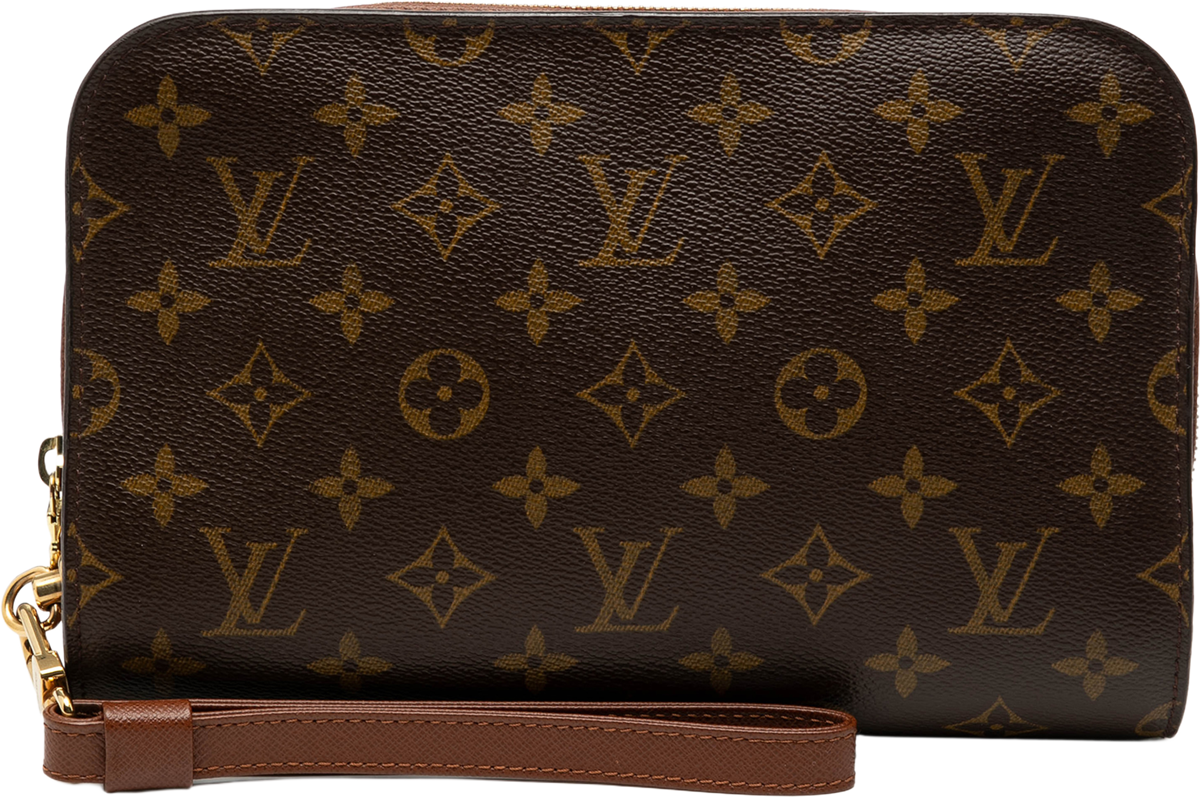 Louis Vuitton Monogram Orsay, från Luxclusif, i färgen brown. Klicka för att öppna bilden i stort format