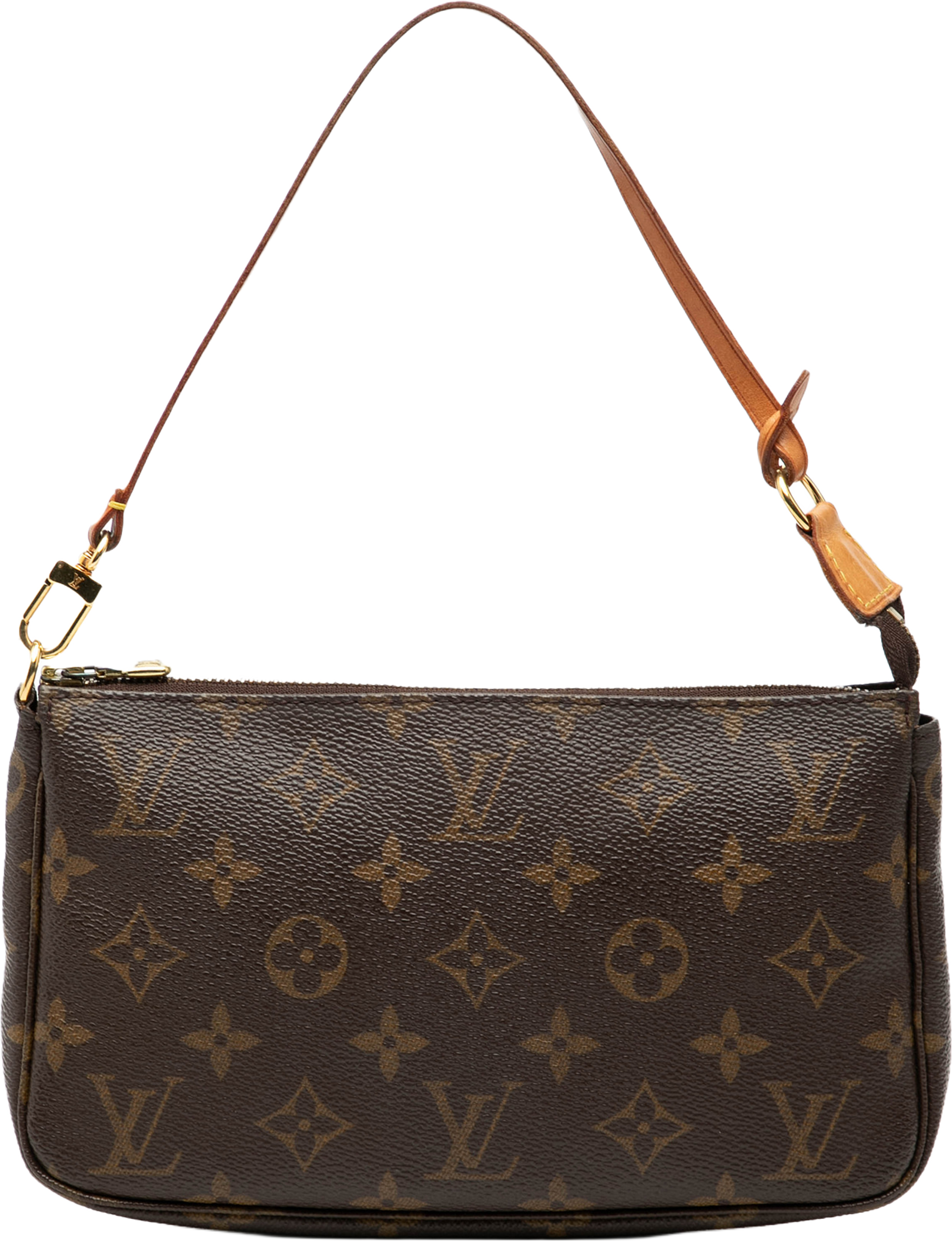 Louis Vuitton Monogram Pochette Accessoires, från Luxclusif, i färgen brown. Klicka för att öppna bilden i stort format