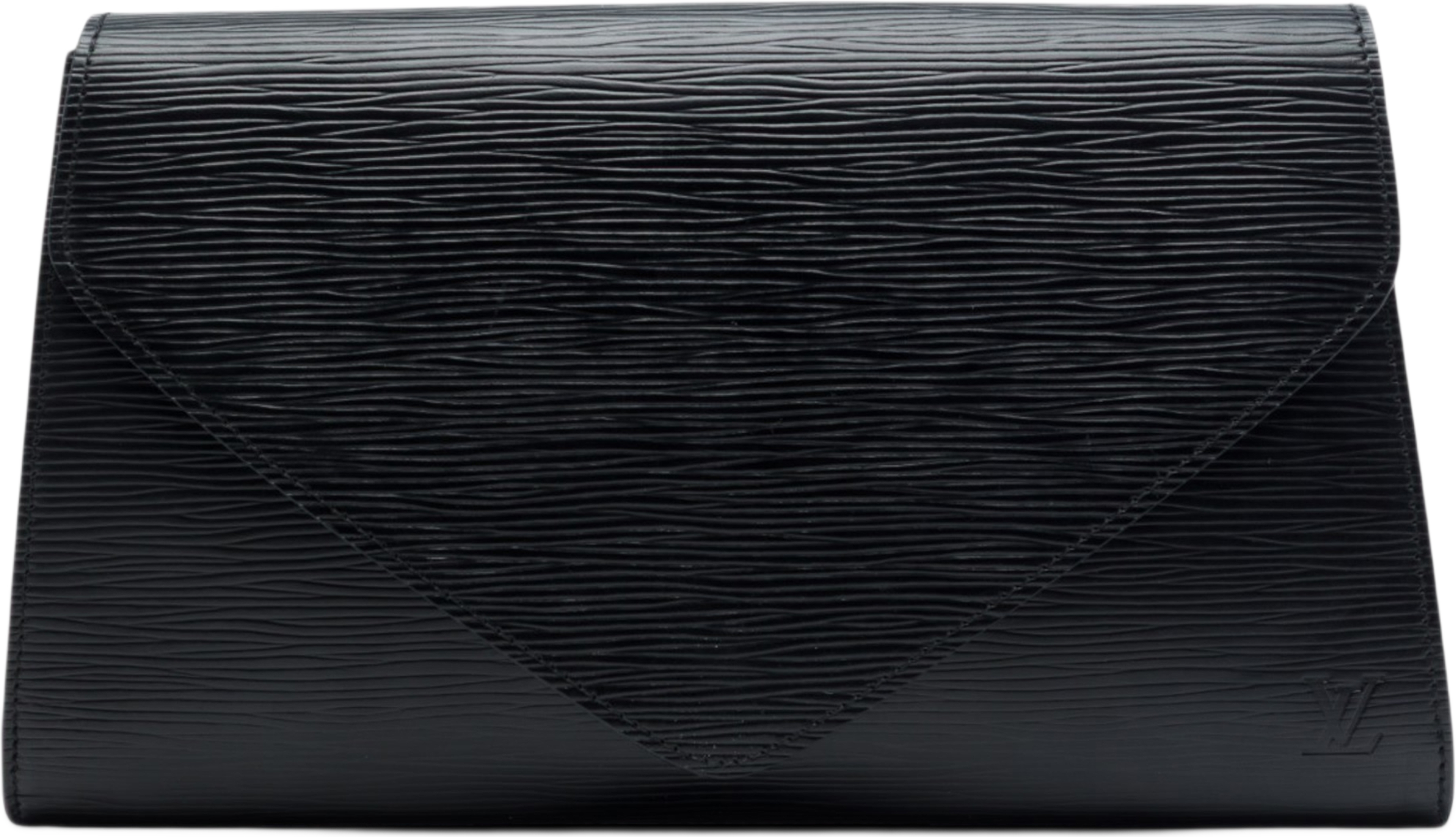 Louis Vuitton Epi Pochette Art Deco, från Luxclusif, i färgen svart. Klicka för att öppna bilden i stort format