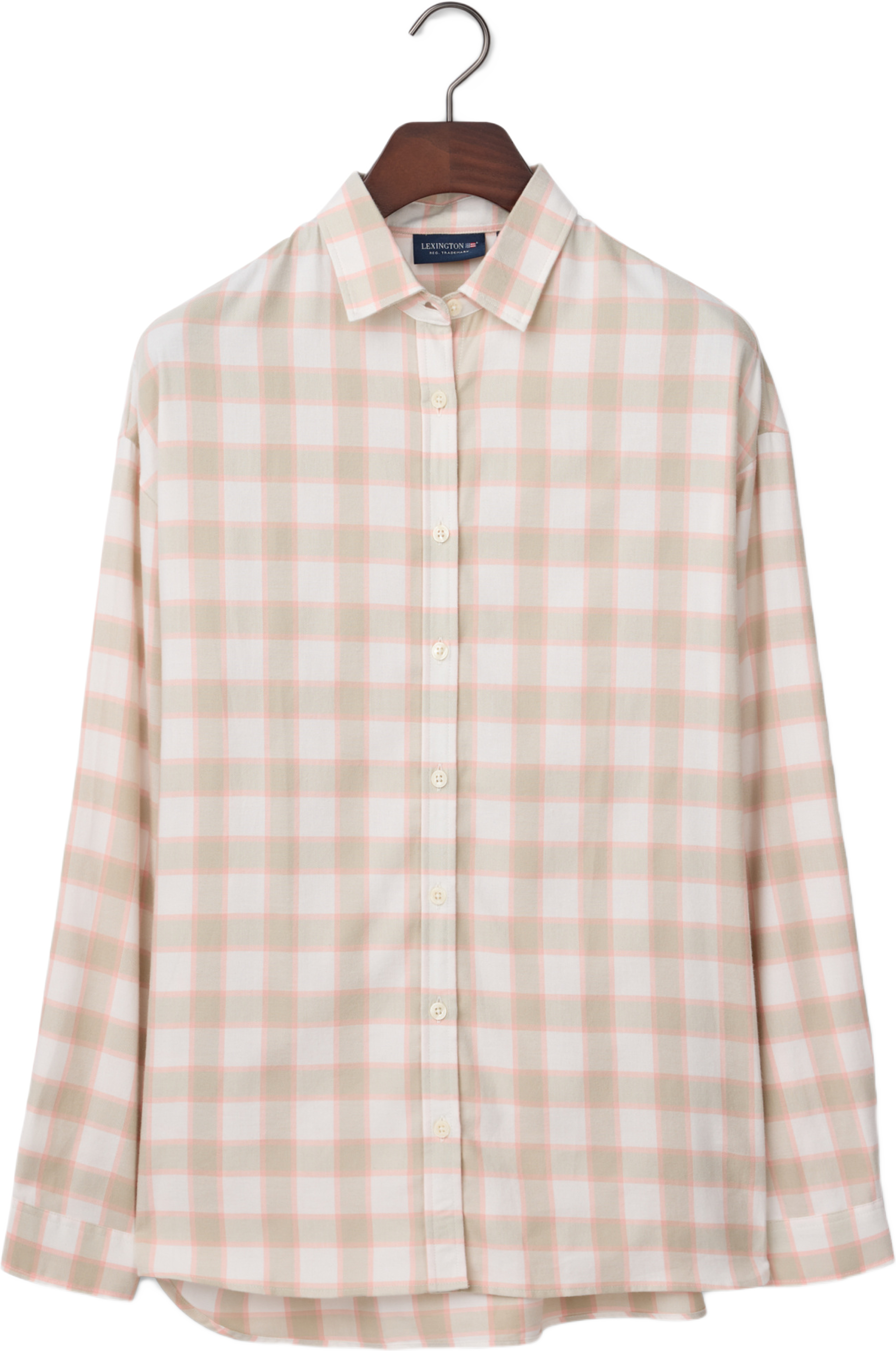 Oversized Organic Cotton Check Flannel Shirt