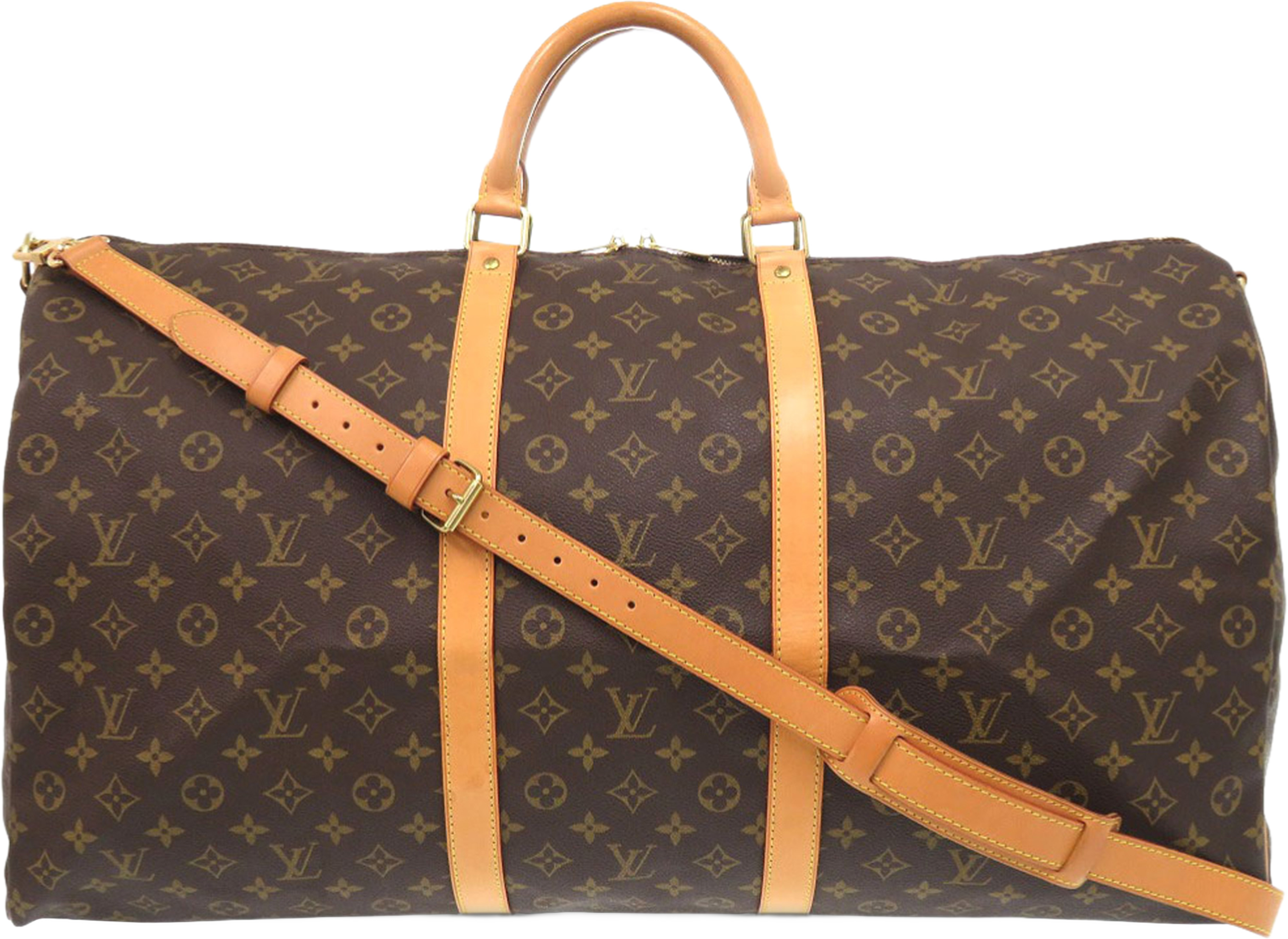 Louis Vuitton Monogram Keepall Bandouliere 60, från Luxclusif, i färgen brun. Klicka för att öppna bilden i stort format
