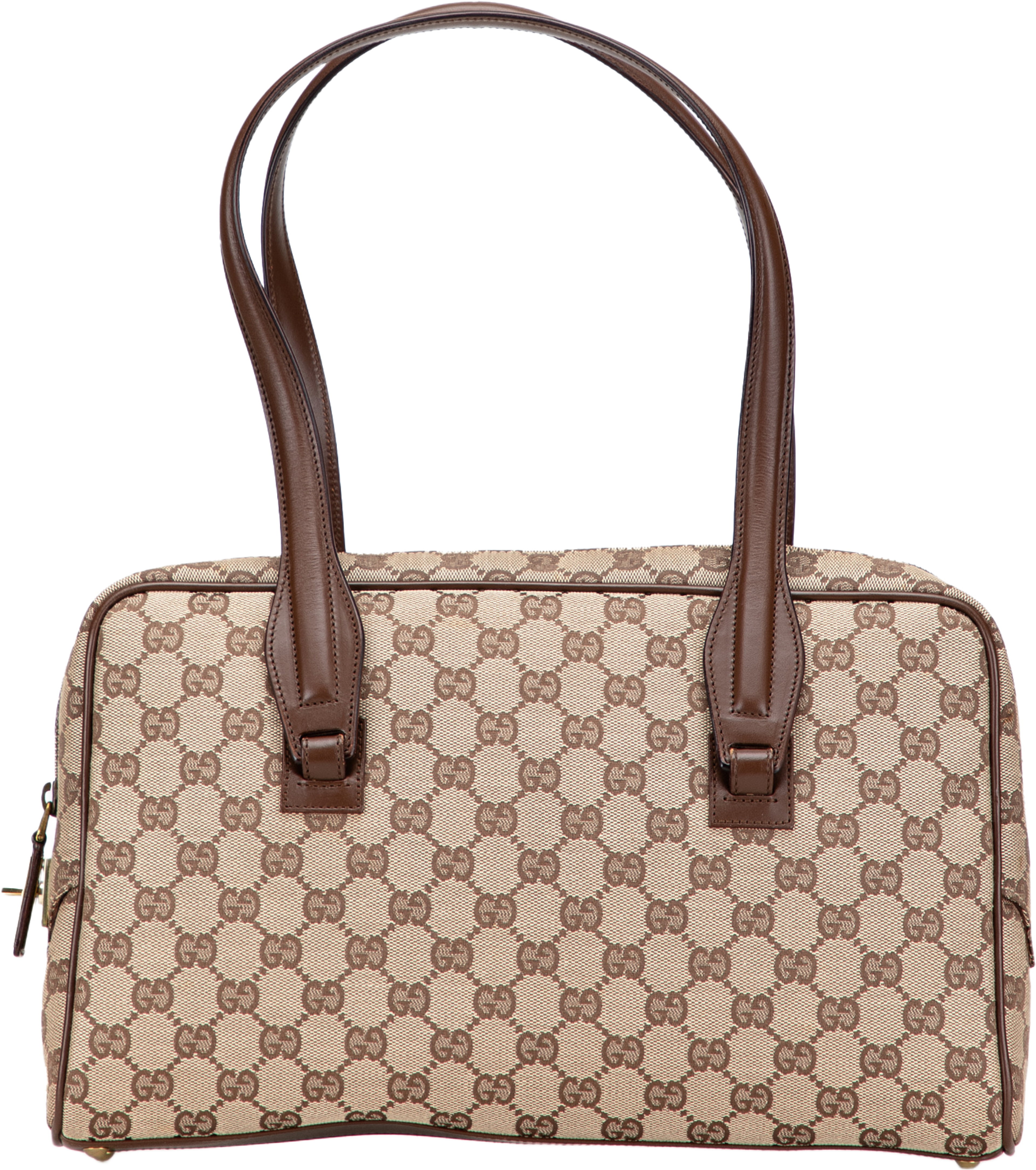 Gucci Gg Canvas Shoulder Bag, från Luxclusif, i färgen beige. Klicka för att öppna bilden i stort format