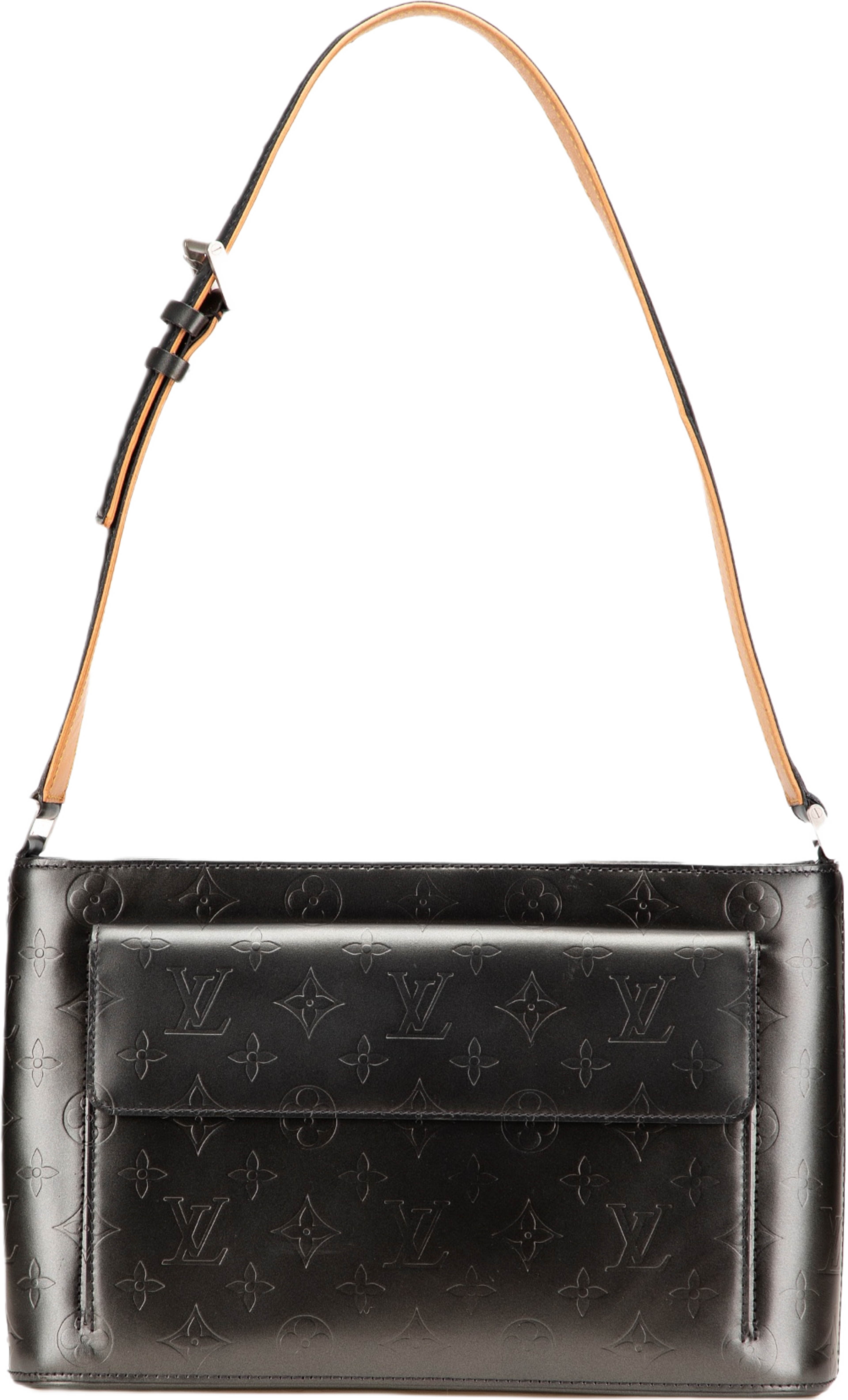 Louis Vuitton Monogram Mat Alston, från Luxclusif, i färgen dark gray.