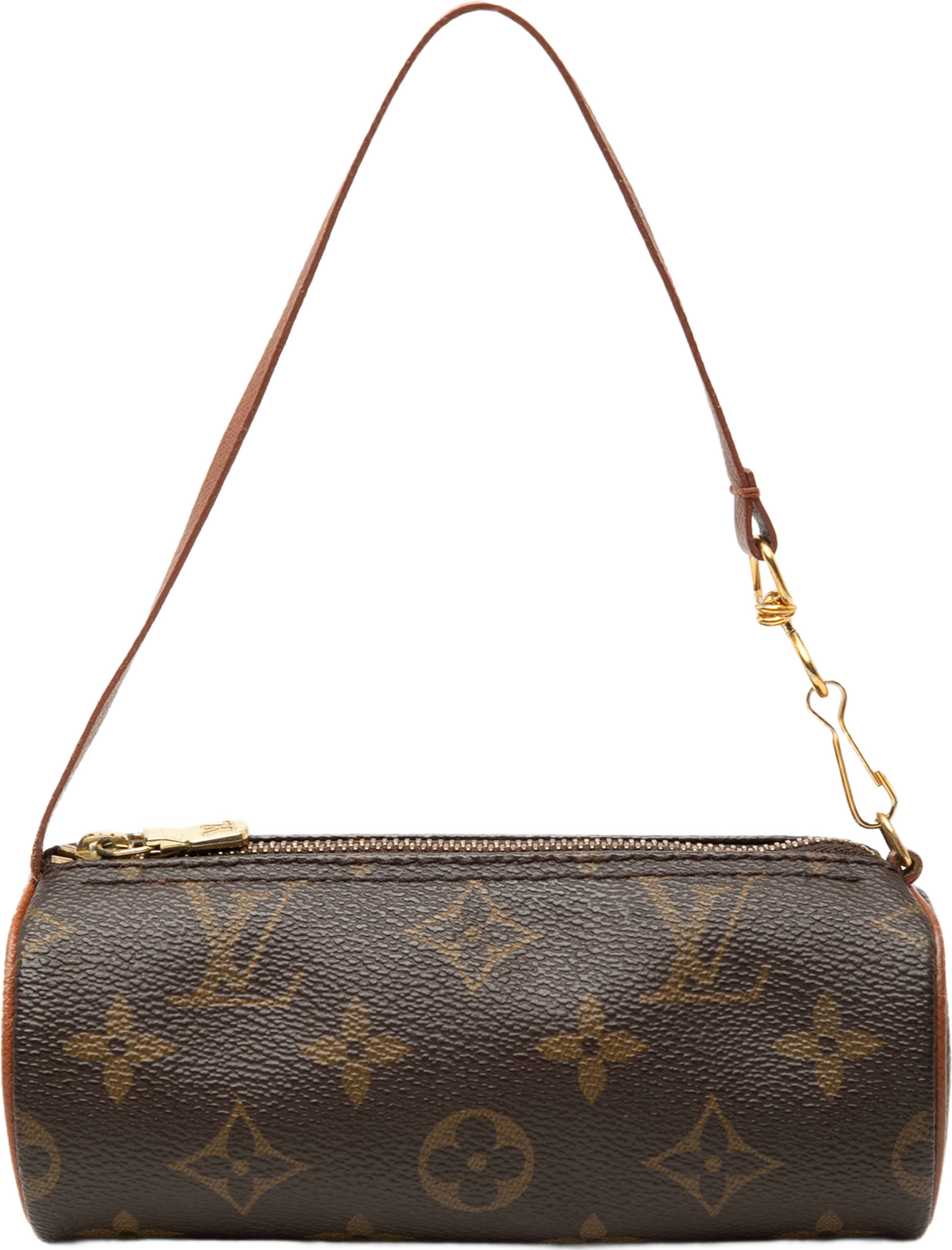Louis Vuitton Monogram Papillon Pochette, från Luxclusif, i färgen brown. Klicka för att öppna bilden i stort format