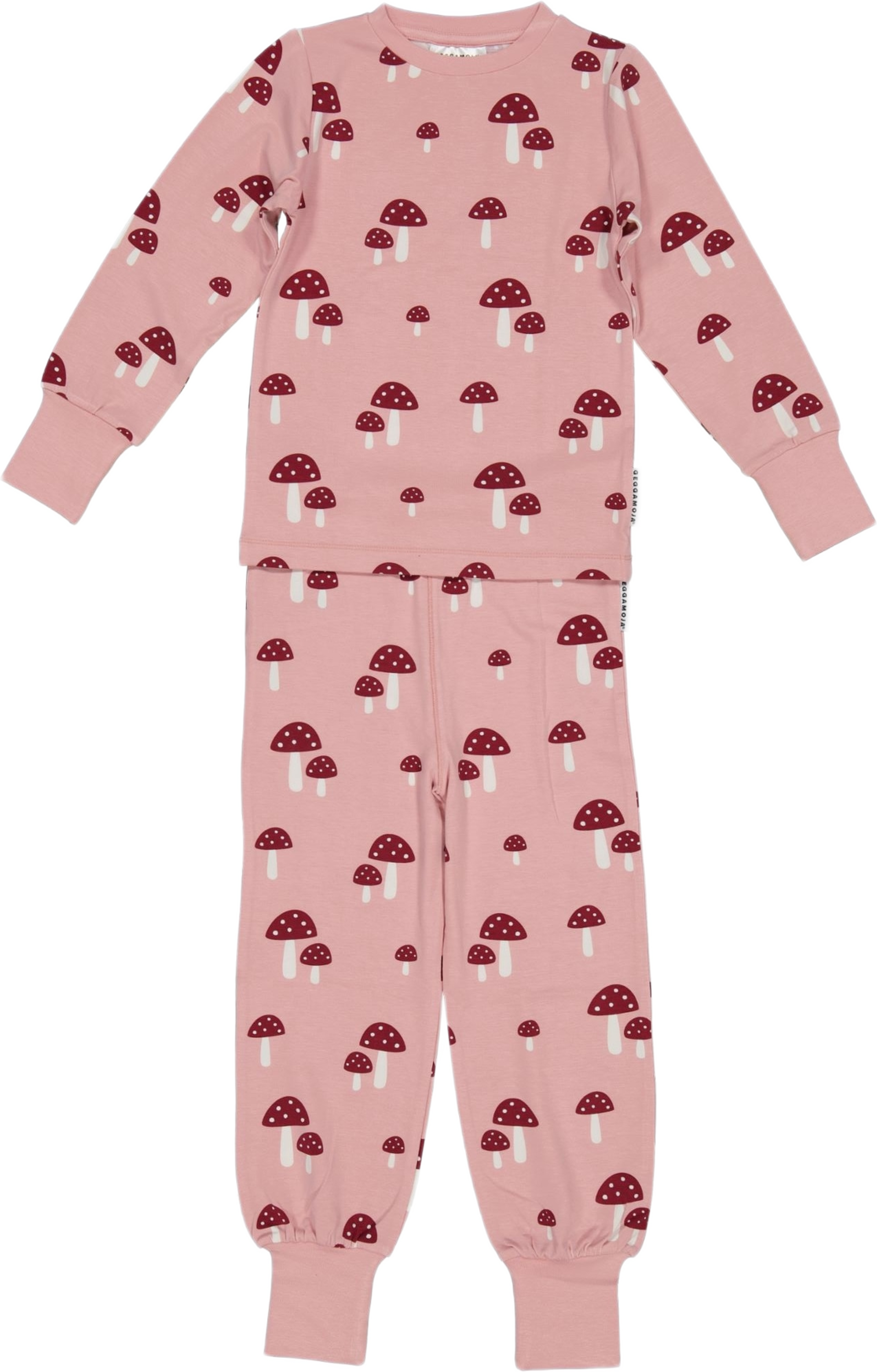 Pyjamas Tvådelad Bambu, från Geggamoja, i färgen pink mushroom. Klicka för att öppna bilden i stort format