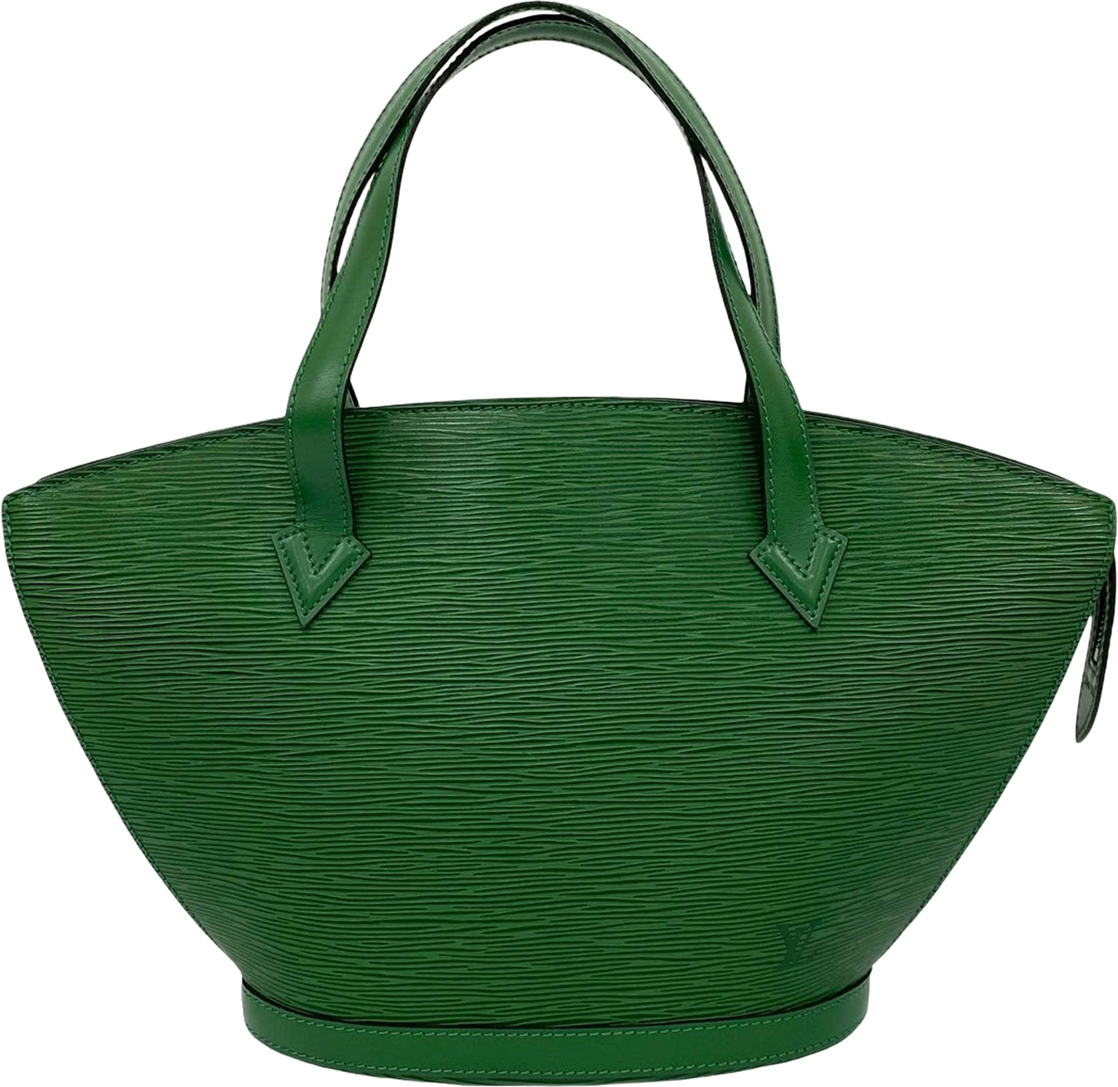 Louis Vuitton Epi Saint Jacques Pm Short Strap, från Luxclusif, i färgen green. Klicka för att öppna bilden i stort format