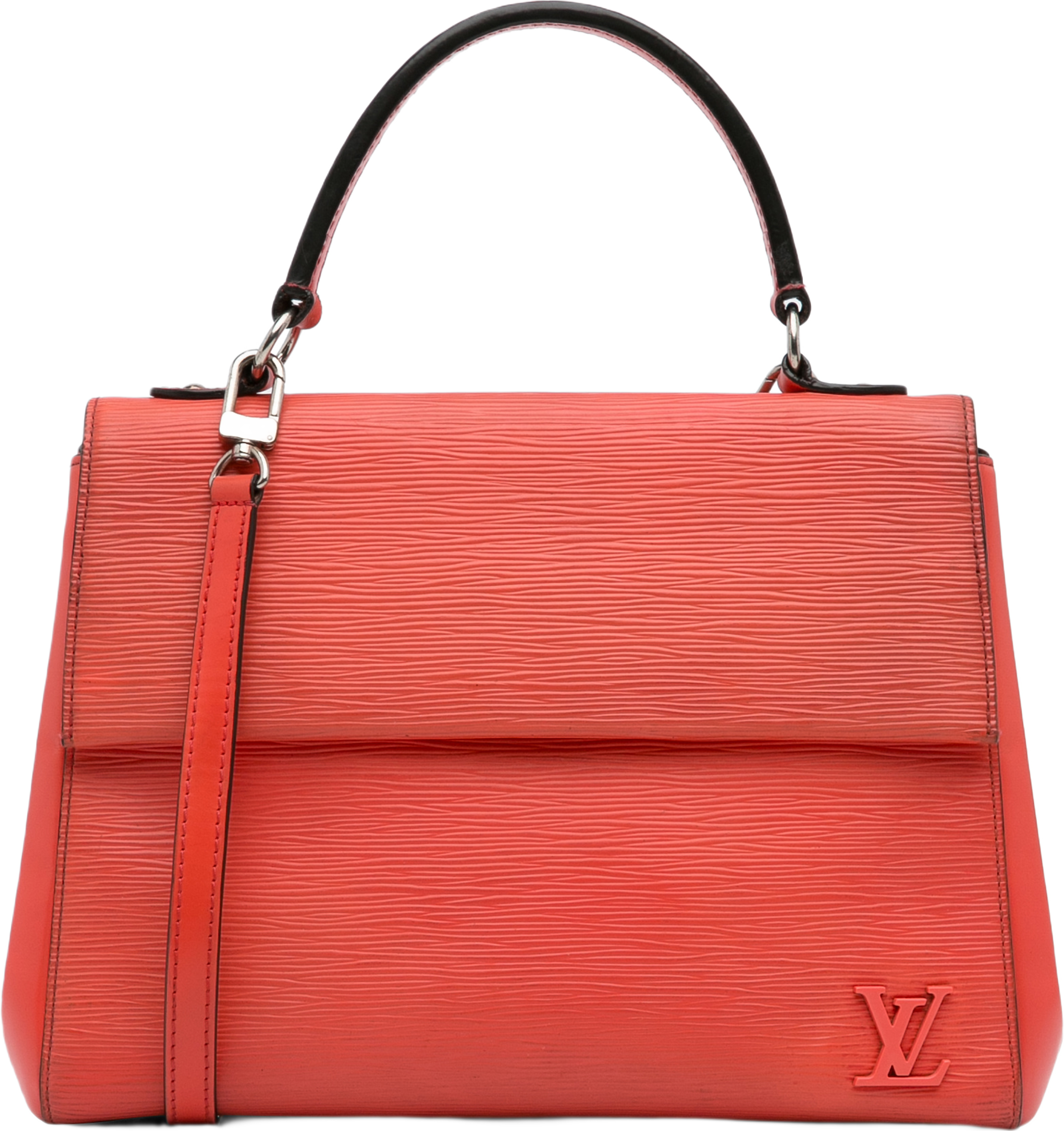 Louis Vuitton Epi Cluny Bb, från Luxclusif, i färgen red. Klicka för att öppna bilden i stort format