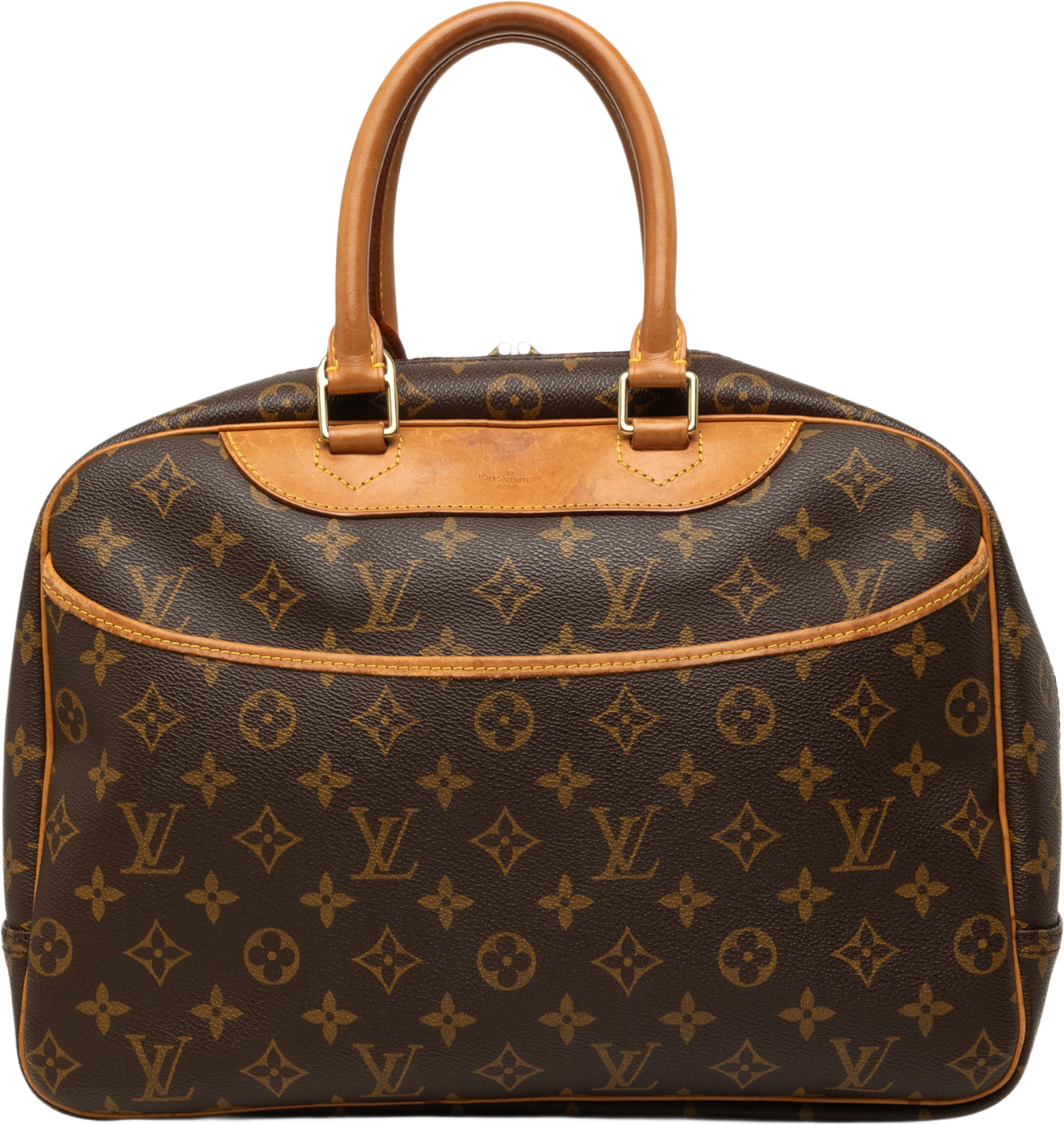 Louis Vuitton Monogram Deauville, från Luxclusif, i färgen brun. Klicka för att öppna bilden i stort format
