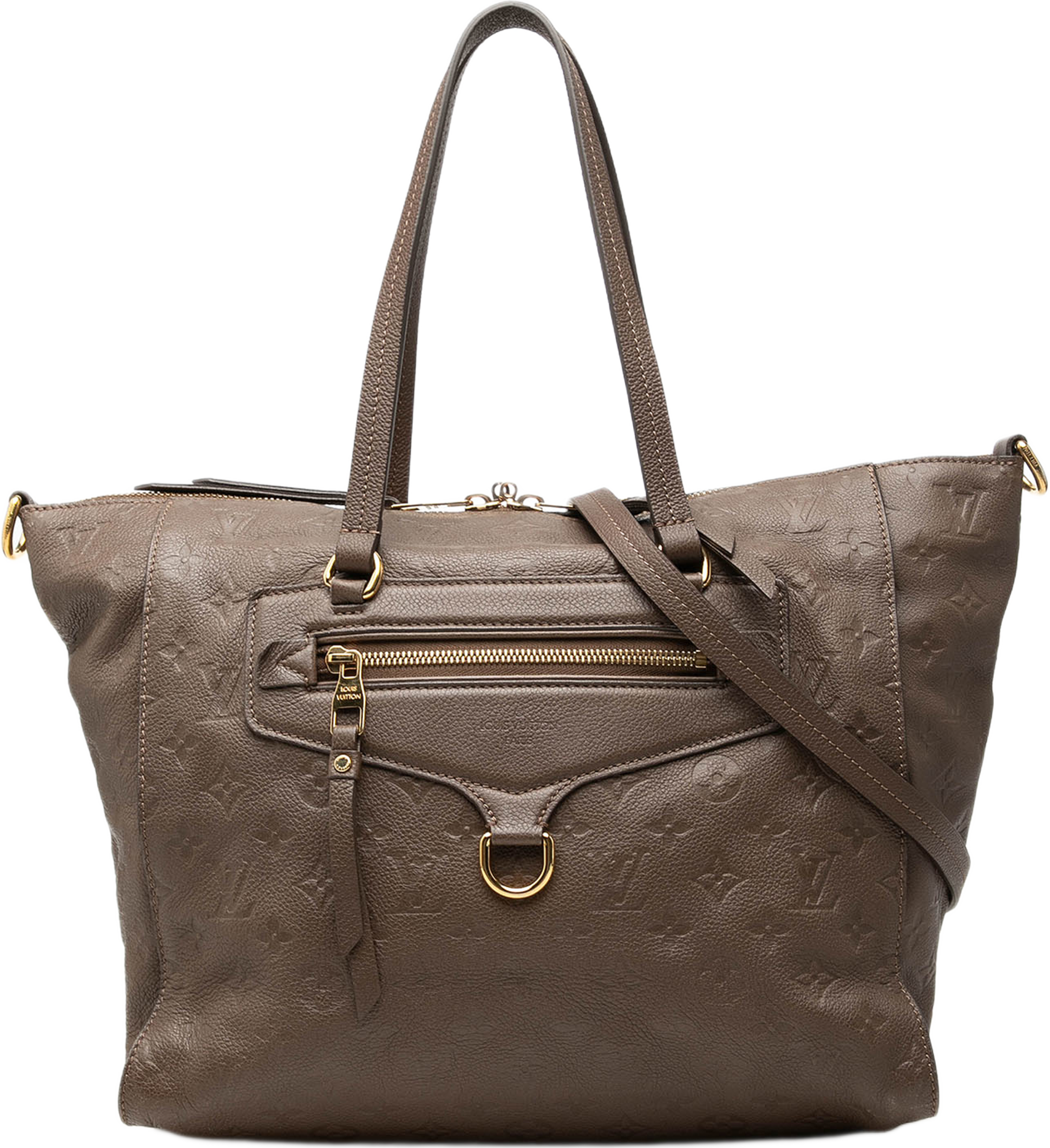 Louis Vuitton Monogram Empreinte Lumineuse Pm, från Luxclusif, i färgen brun. Klicka för att öppna bilden i stort format