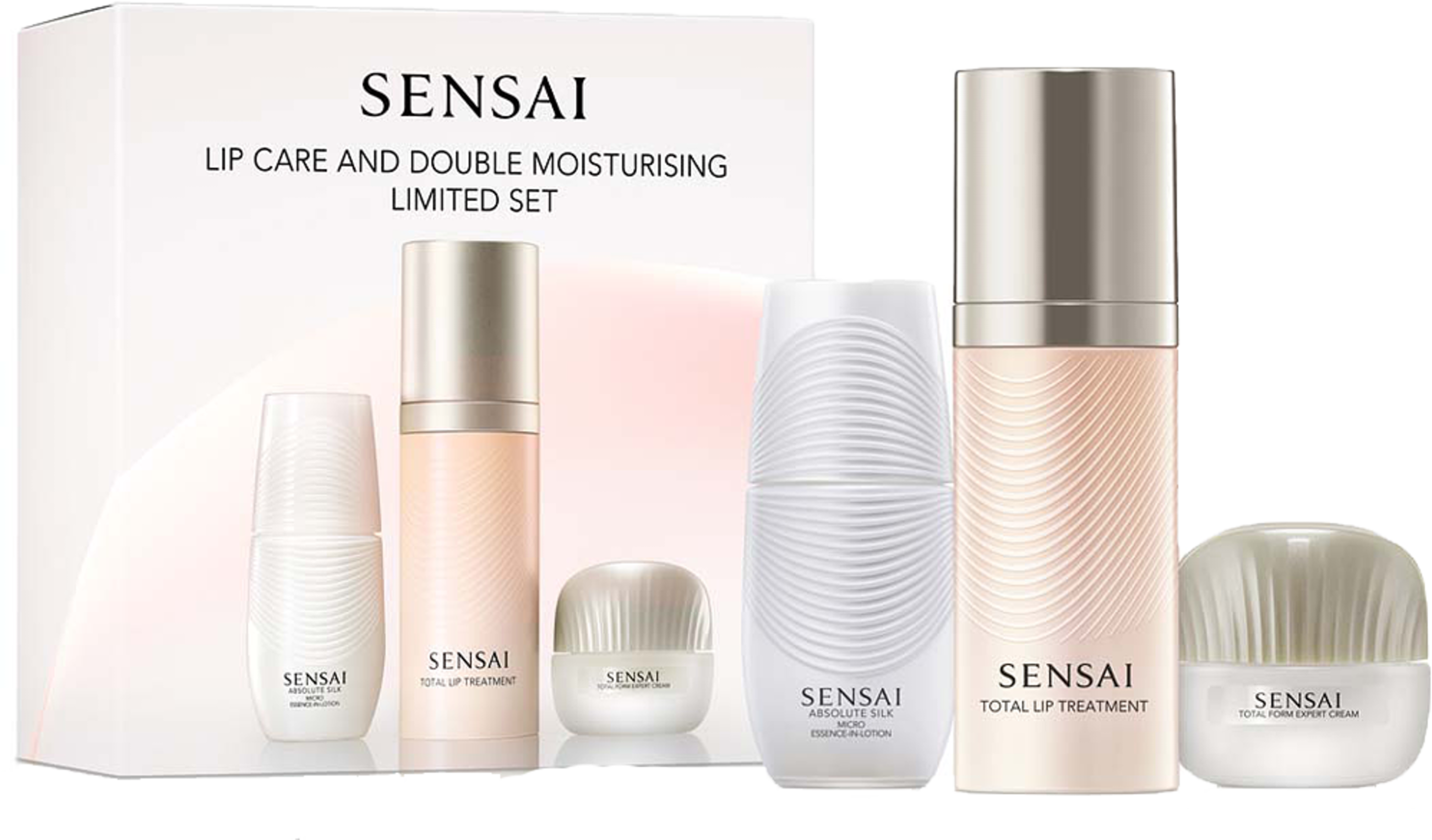 Lip Care And Double Moisturising Limited Set, från Sensai. Klicka för att öppna bilden i stort format