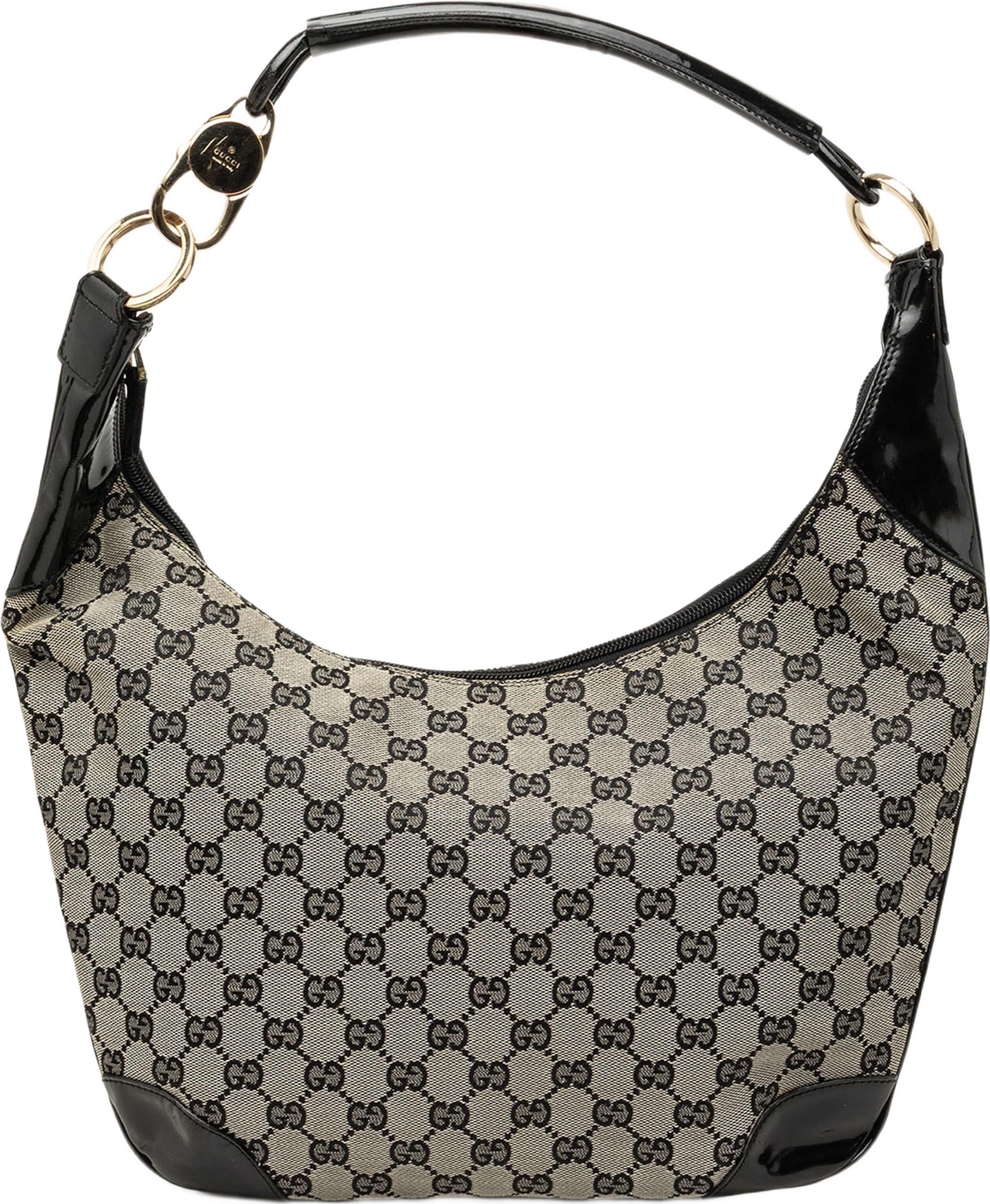 Gucci Gg Canvas Shoulder Bag, från Luxclusif, i färgen svart. Klicka för att öppna bilden i stort format