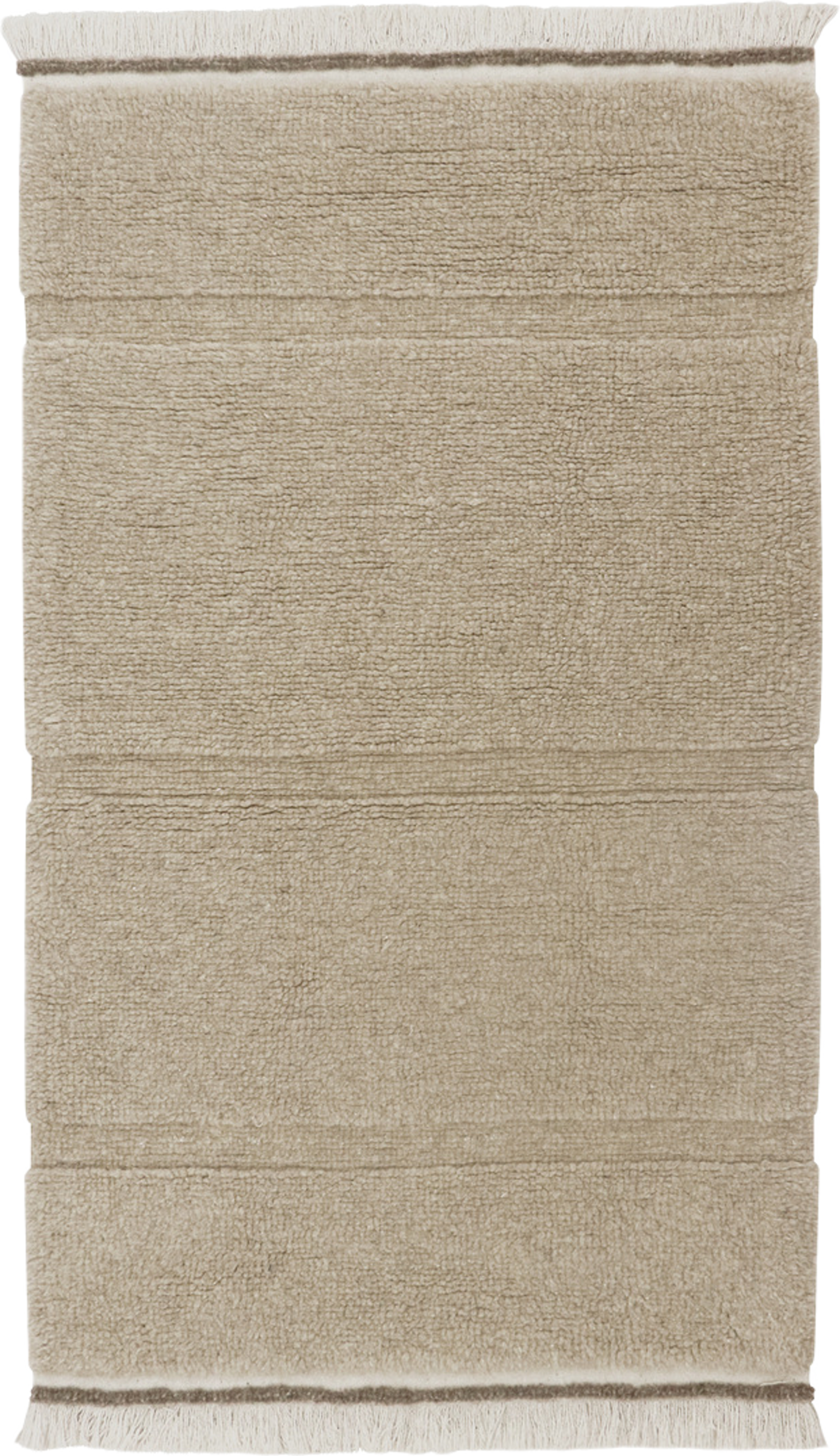 Tvättbar Ullmatta Woolable Steppe White S
