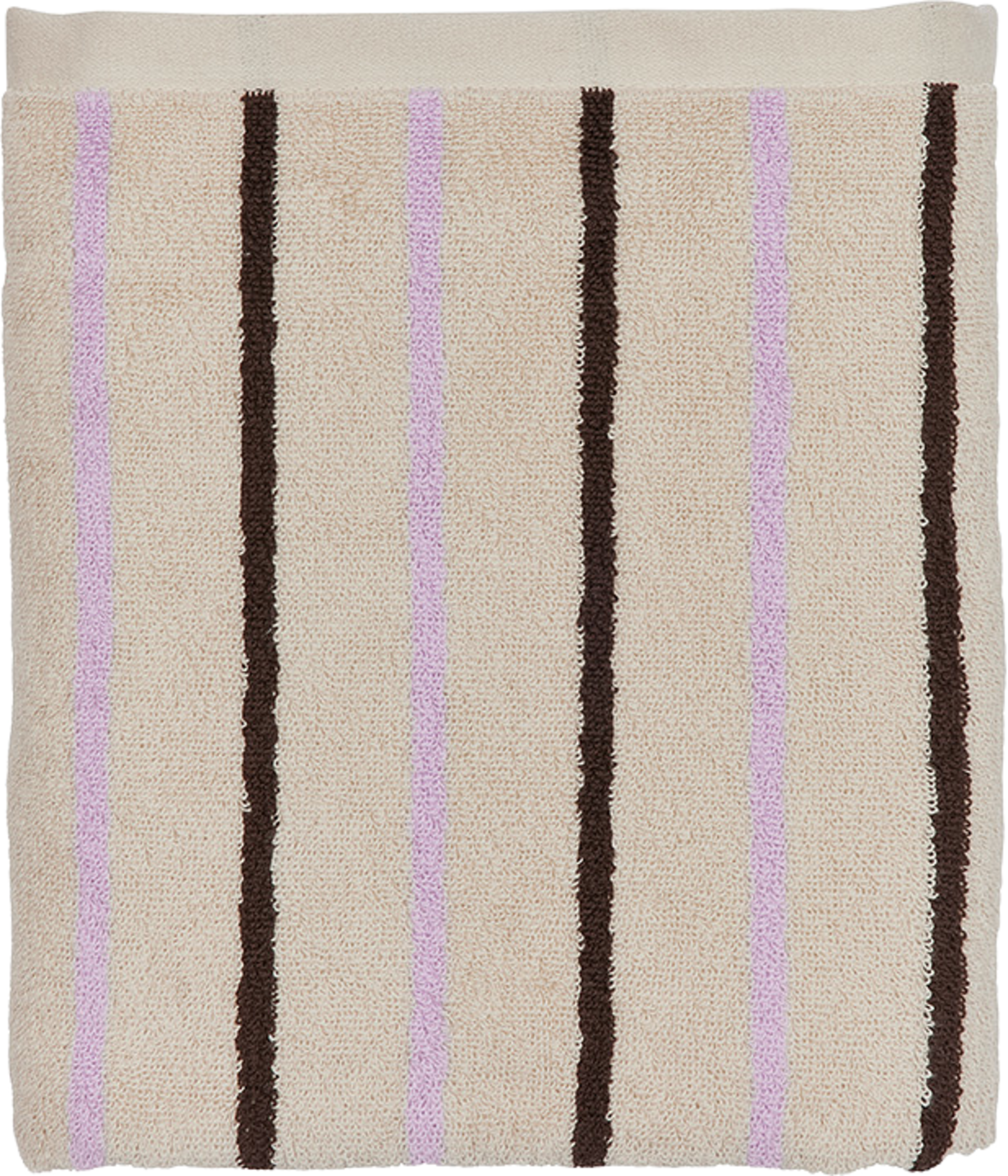 Raita Towel - 50x100 Cm, från OYOY Living, i färgen beige,brown,lavender. Klicka för att öppna bilden i stort format