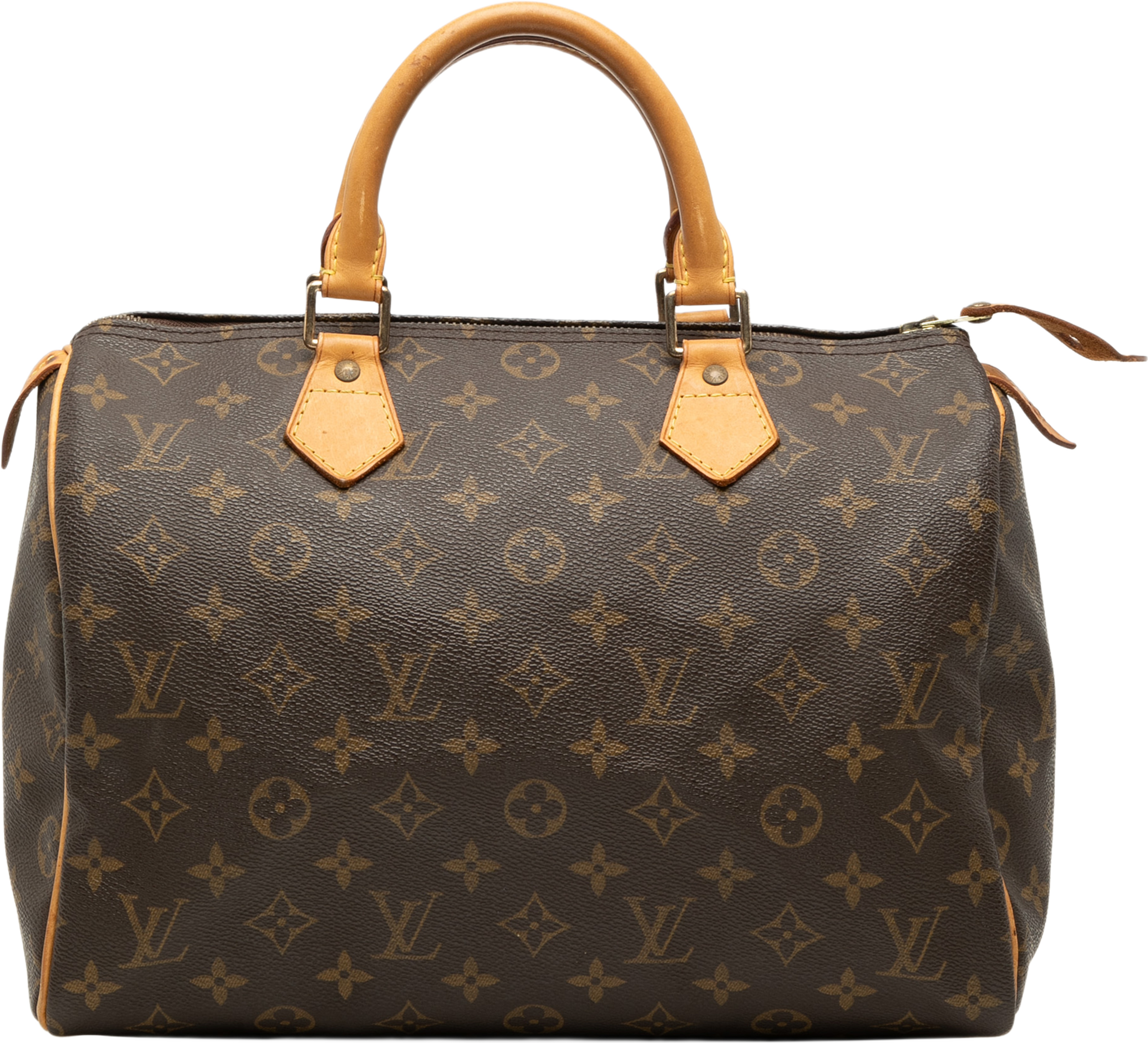 Louis Vuitton Monogram Speedy 30, från Luxclusif, i färgen brun. Klicka för att öppna bilden i stort format