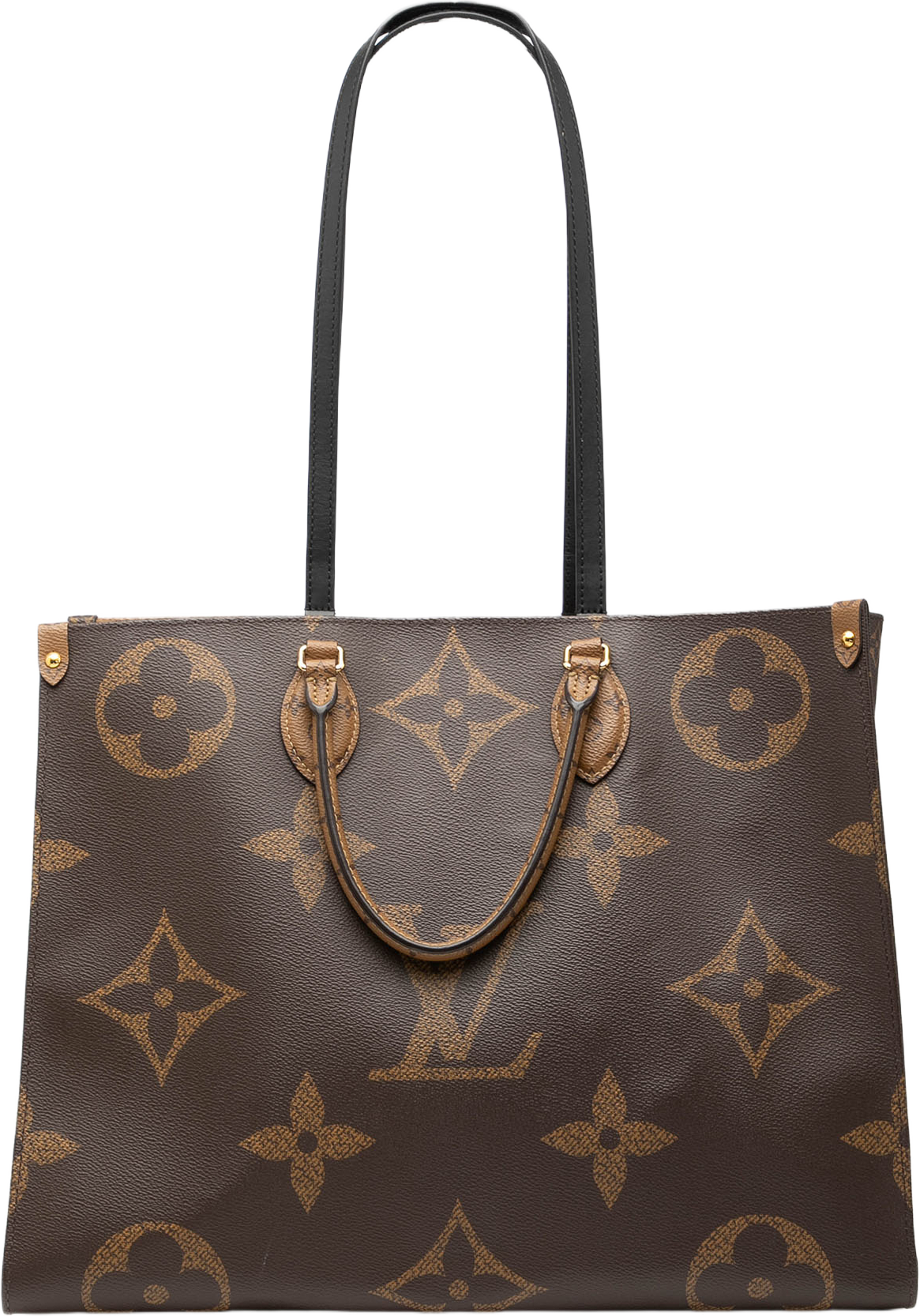 Louis Vuitton Monogram Reverse Giant Onthego Gm, från Luxclusif, i färgen brown. Klicka för att öppna bilden i stort format