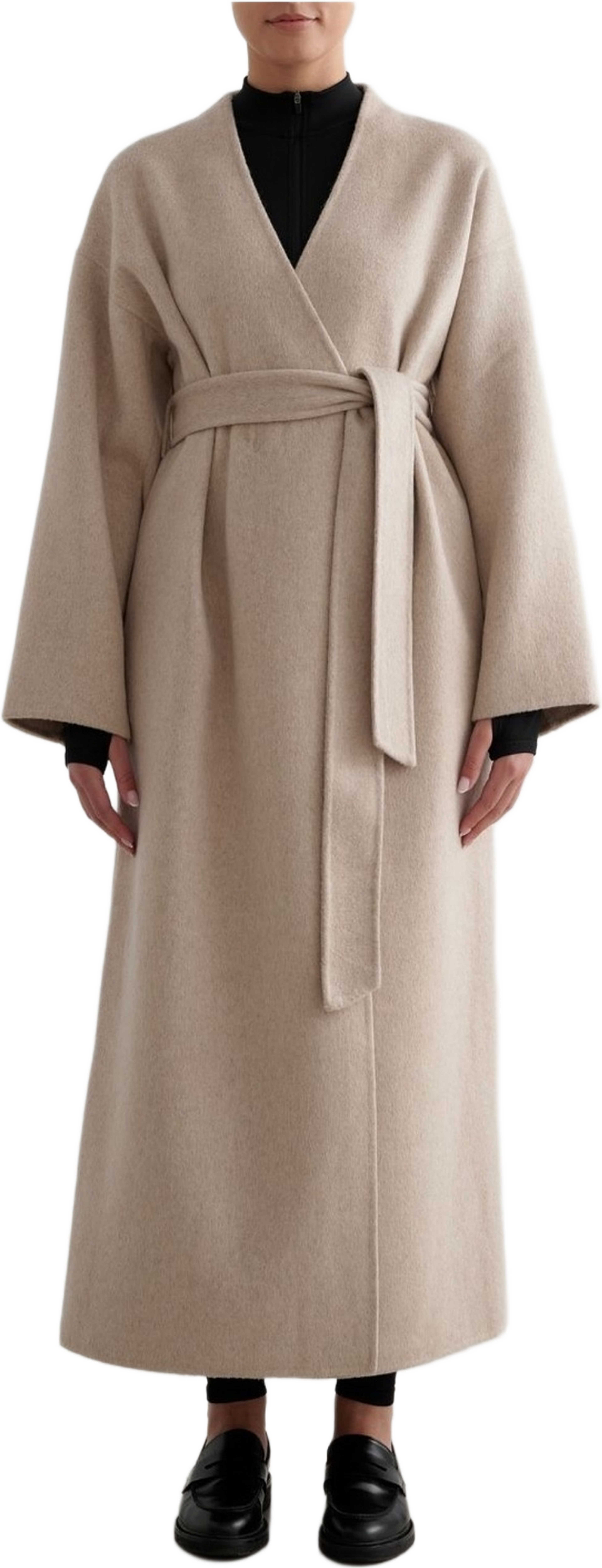 Wool Coat, från aim'n, i färgen dark clay. Klicka för att öppna bilden i stort format