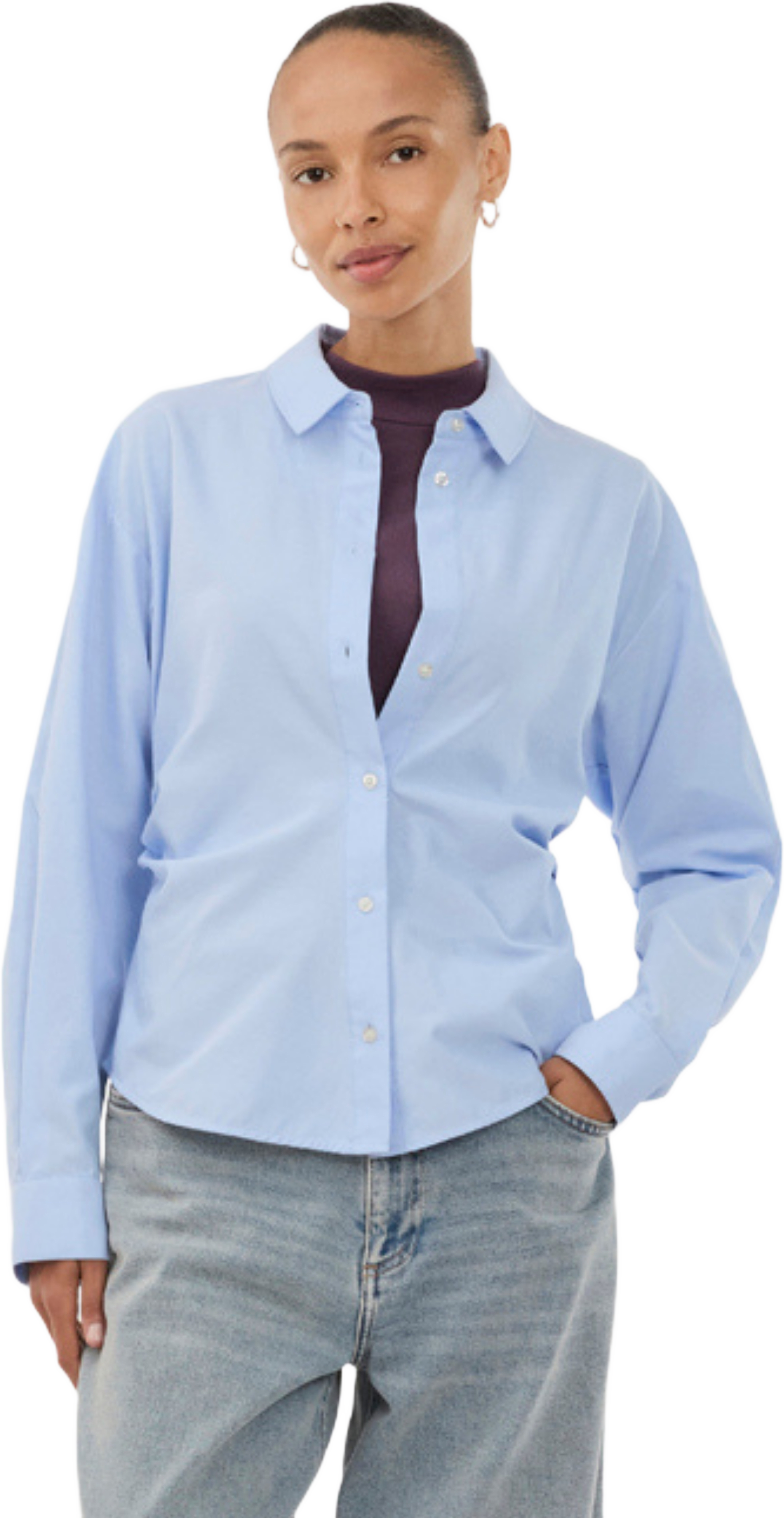 Siobanmd Shirt, från Modström, i färgen cashmere blue. Klicka för att öppna bilden i stort format