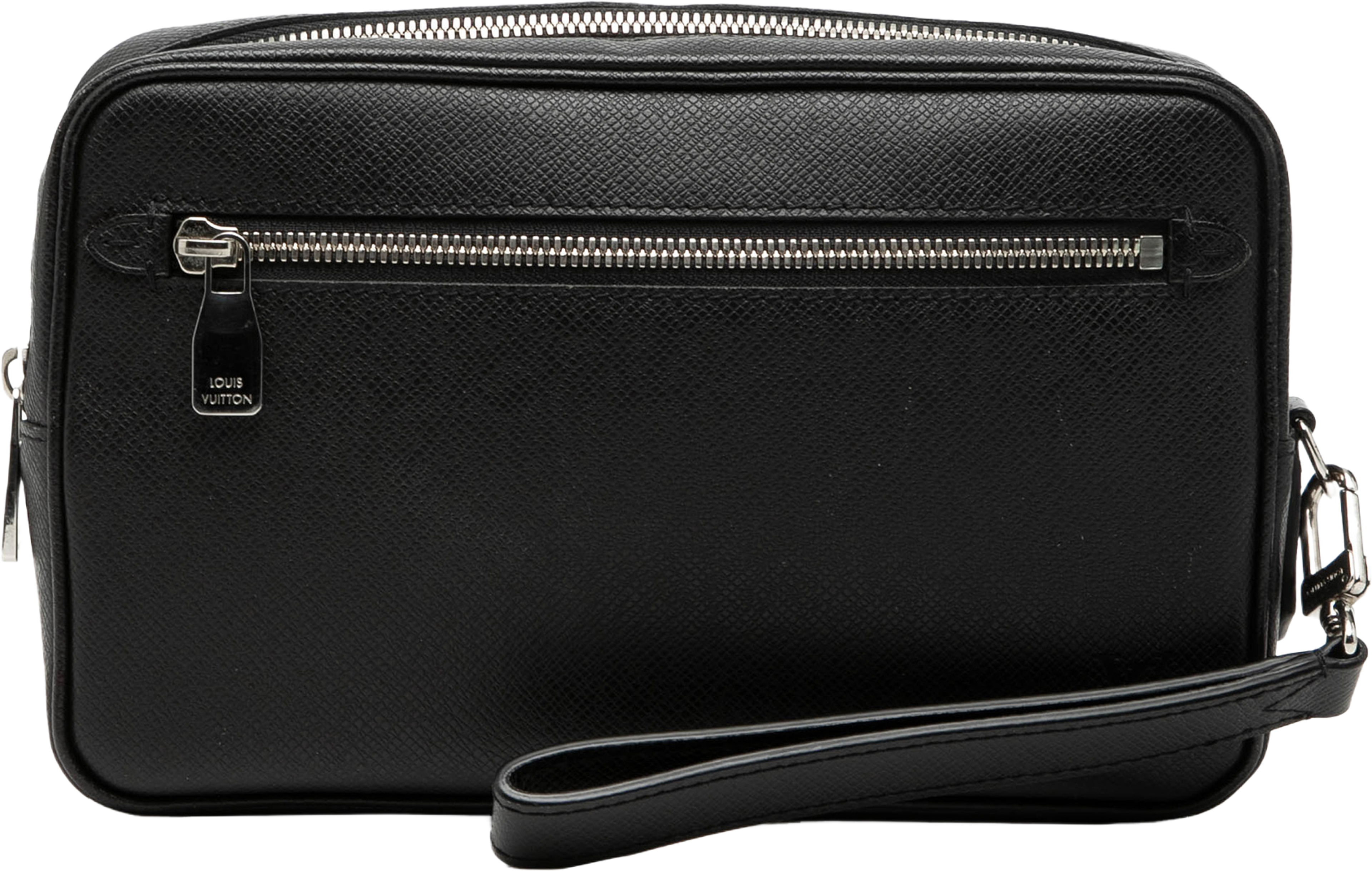 Louis Vuitton Taiga Pochette Kasai, från Luxclusif, i färgen black. Klicka för att öppna bilden i stort format