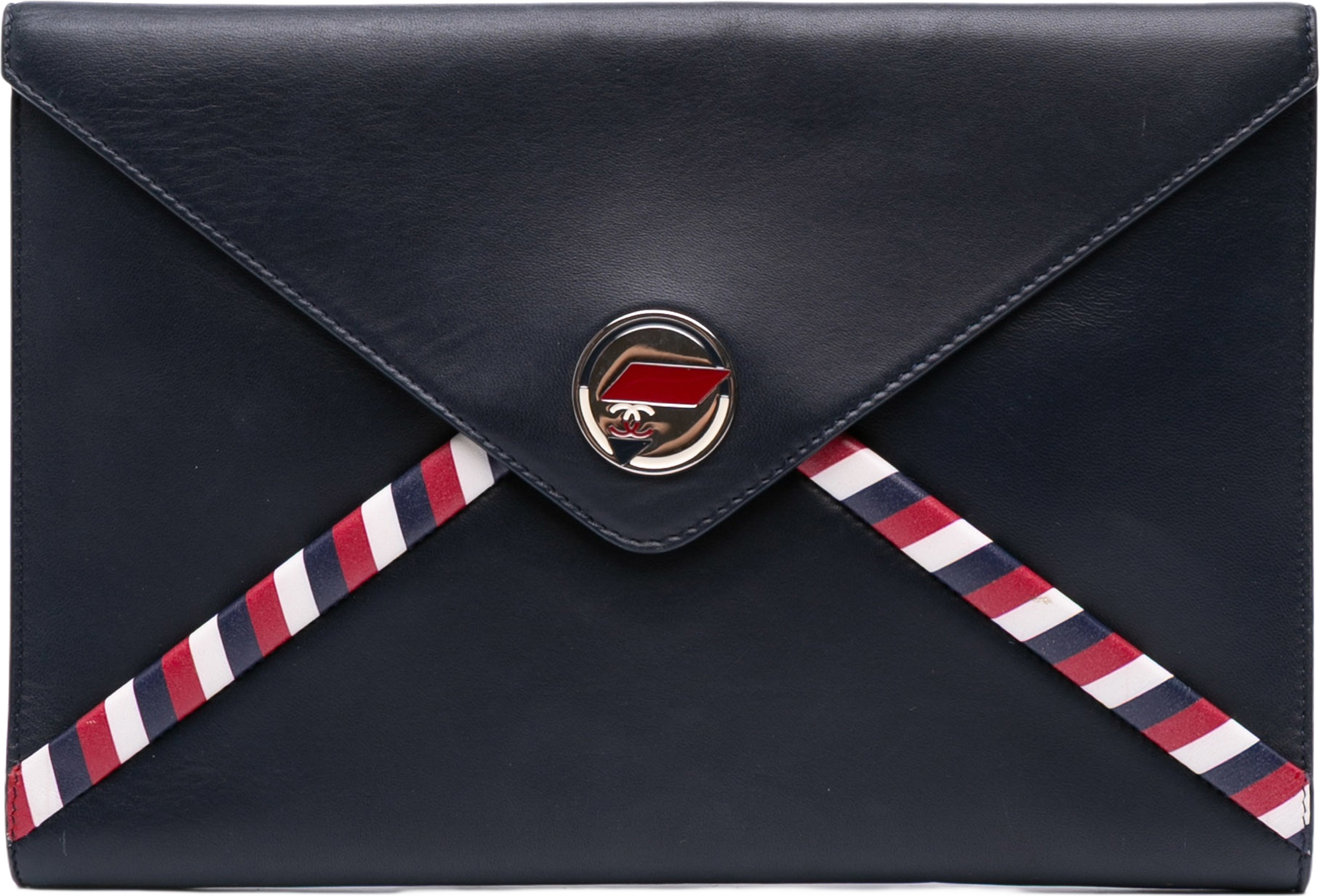 Chanel Lambskin Airlines Envelope Clutch