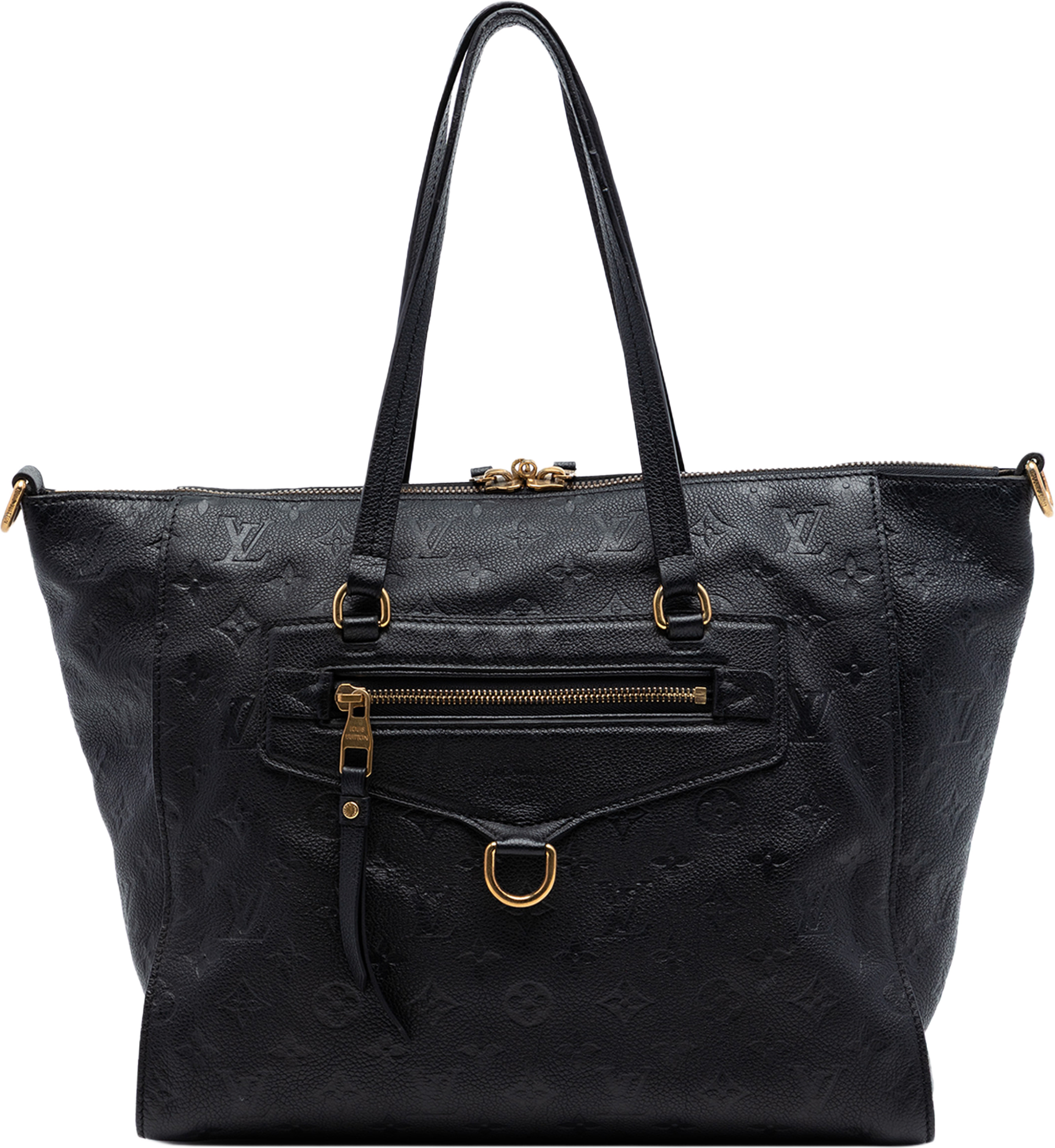 Louis Vuitton Monogram Empreinte Lumineuse Pm, från Luxclusif, i färgen navy. Klicka för att öppna bilden i stort format