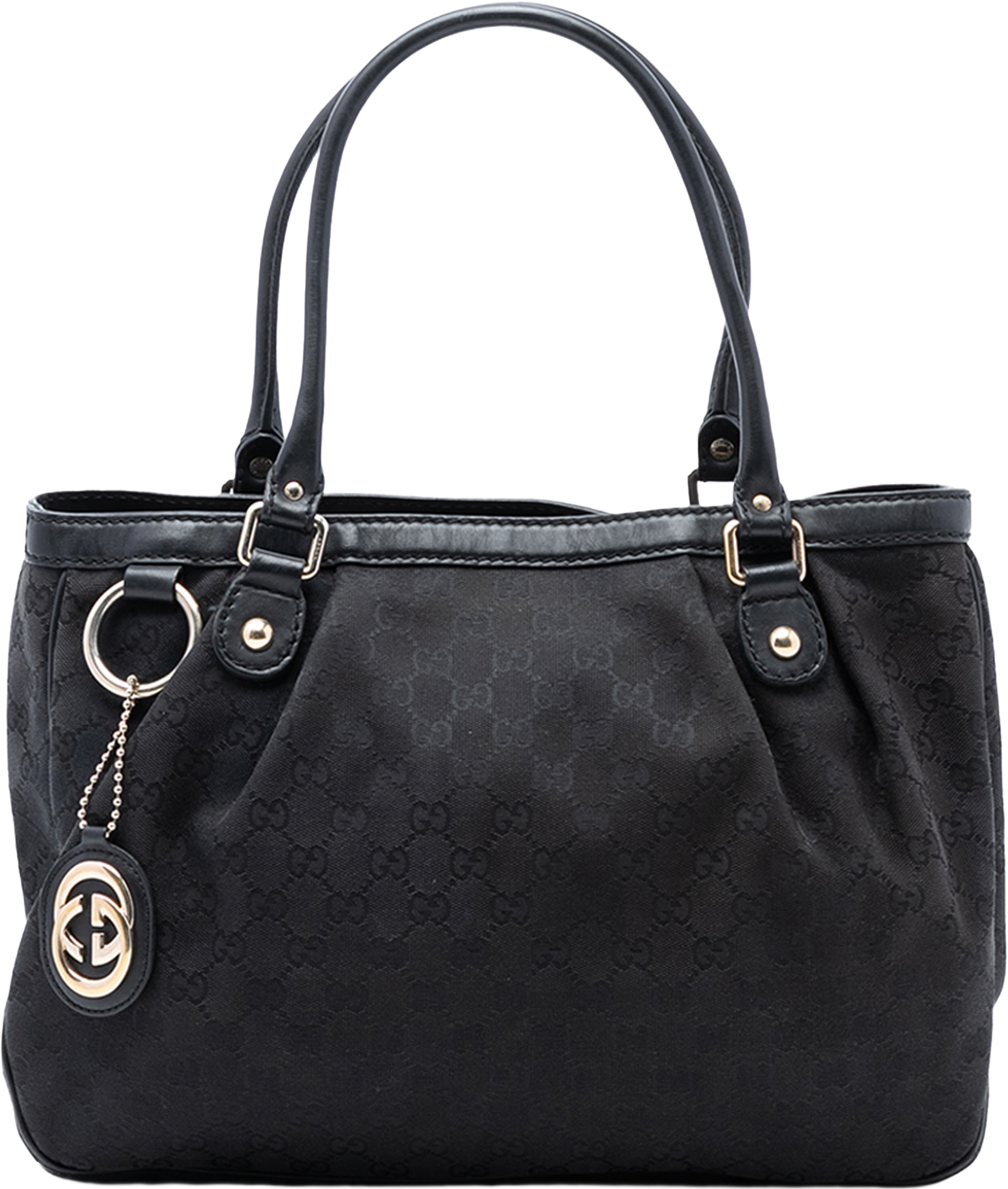 Gucci Gg Canvas Sukey Tote, från Luxclusif, i färgen black. Klicka för att öppna bilden i stort format