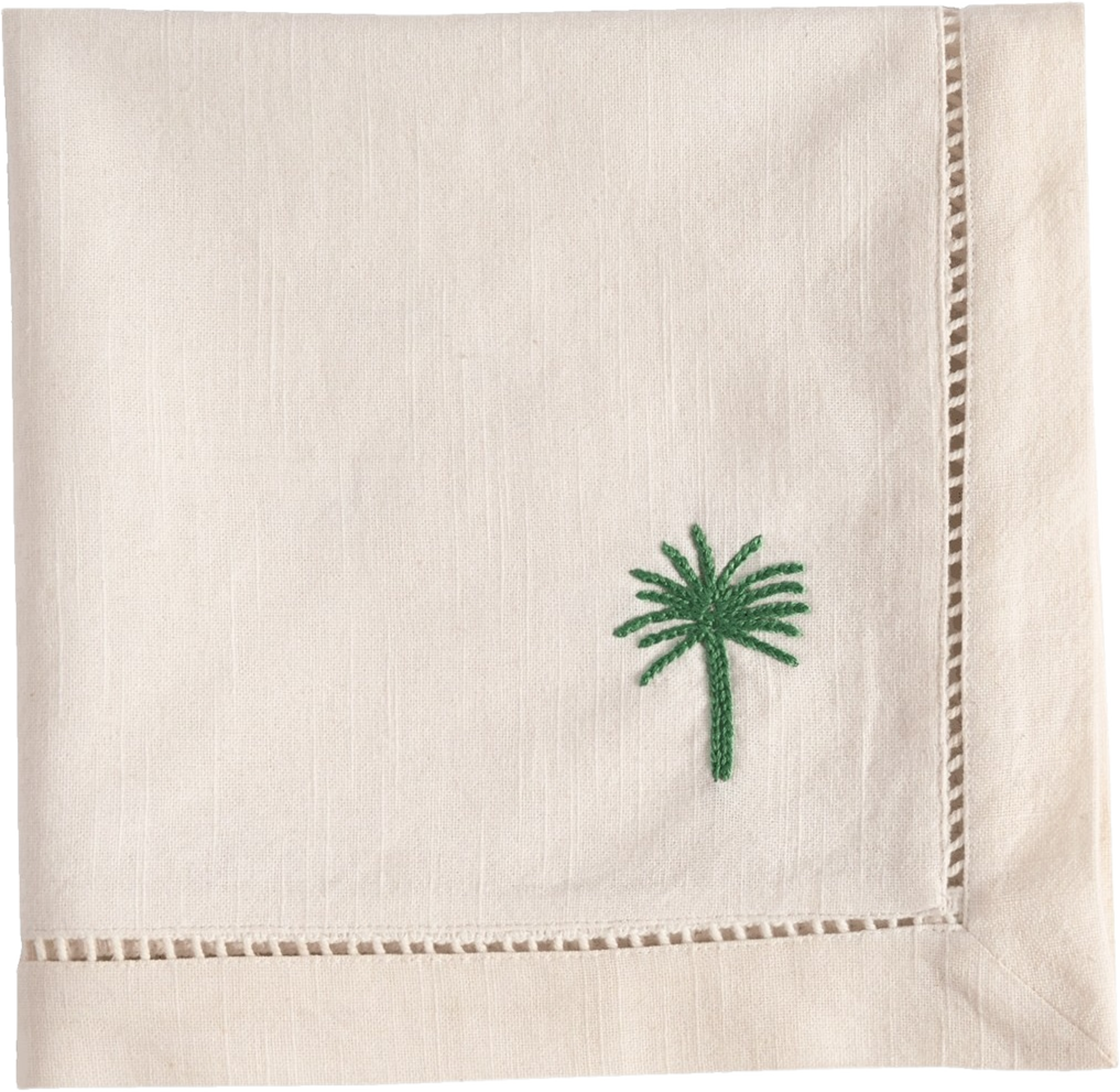 Cannes Servett - 45x45 Cm, från Pick A Poppy, i färgen green. Klicka för att öppna bilden i stort format