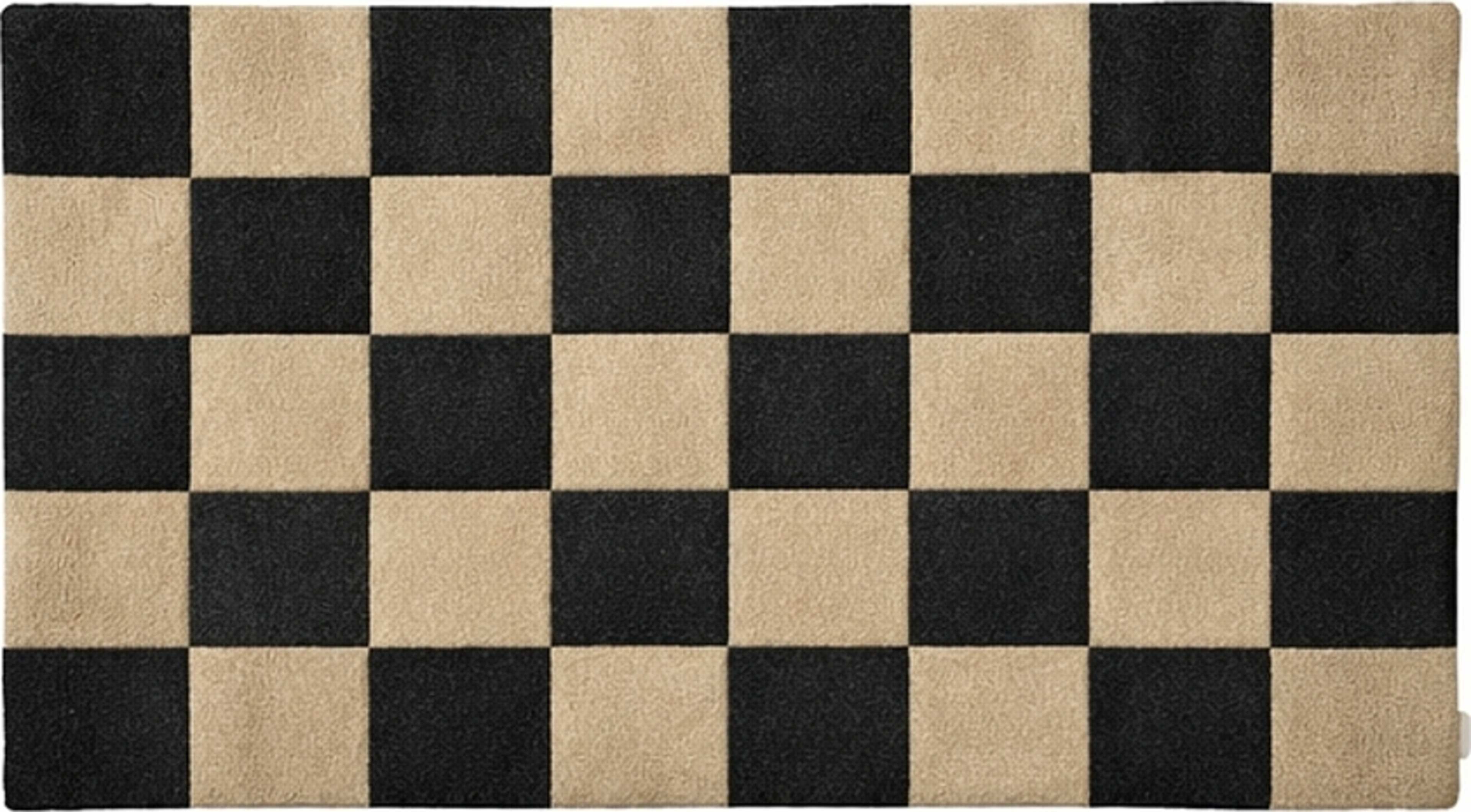Dörrmatta Square, från Classic Collection, i färgen black/natural. Klicka för att öppna bilden i stort format