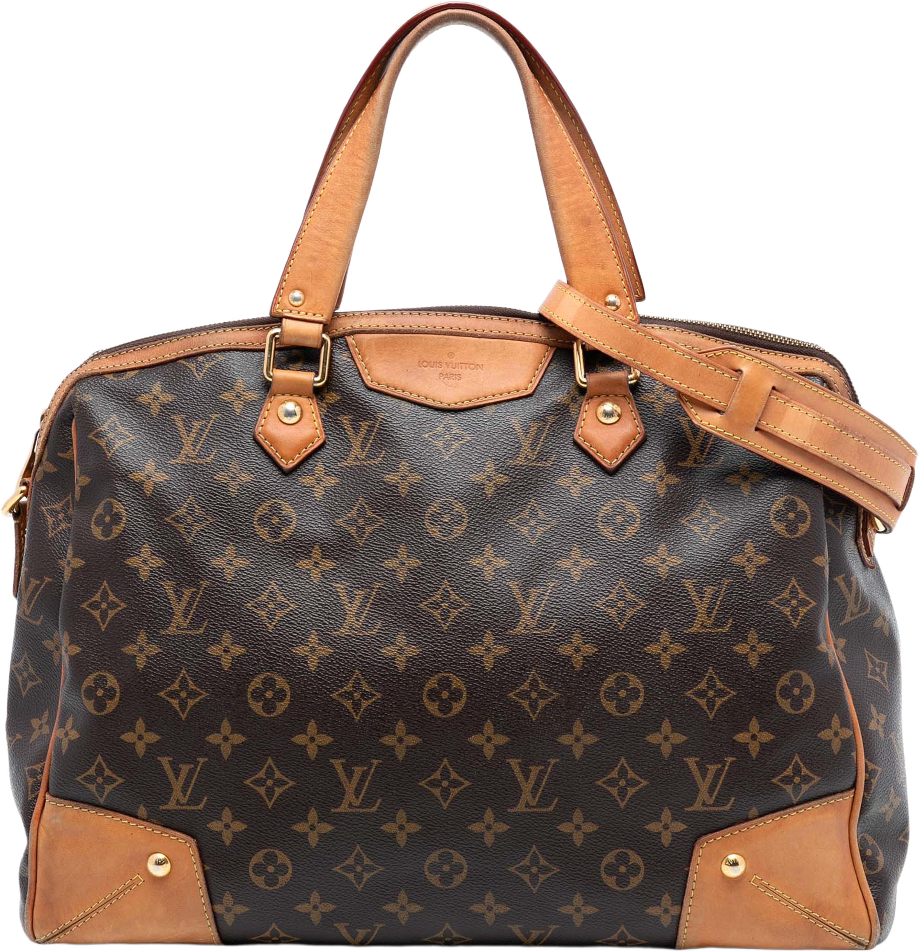 Louis Vuitton Monogram Retiro Gm, från Luxclusif, i färgen brown. Klicka för att öppna bilden i stort format
