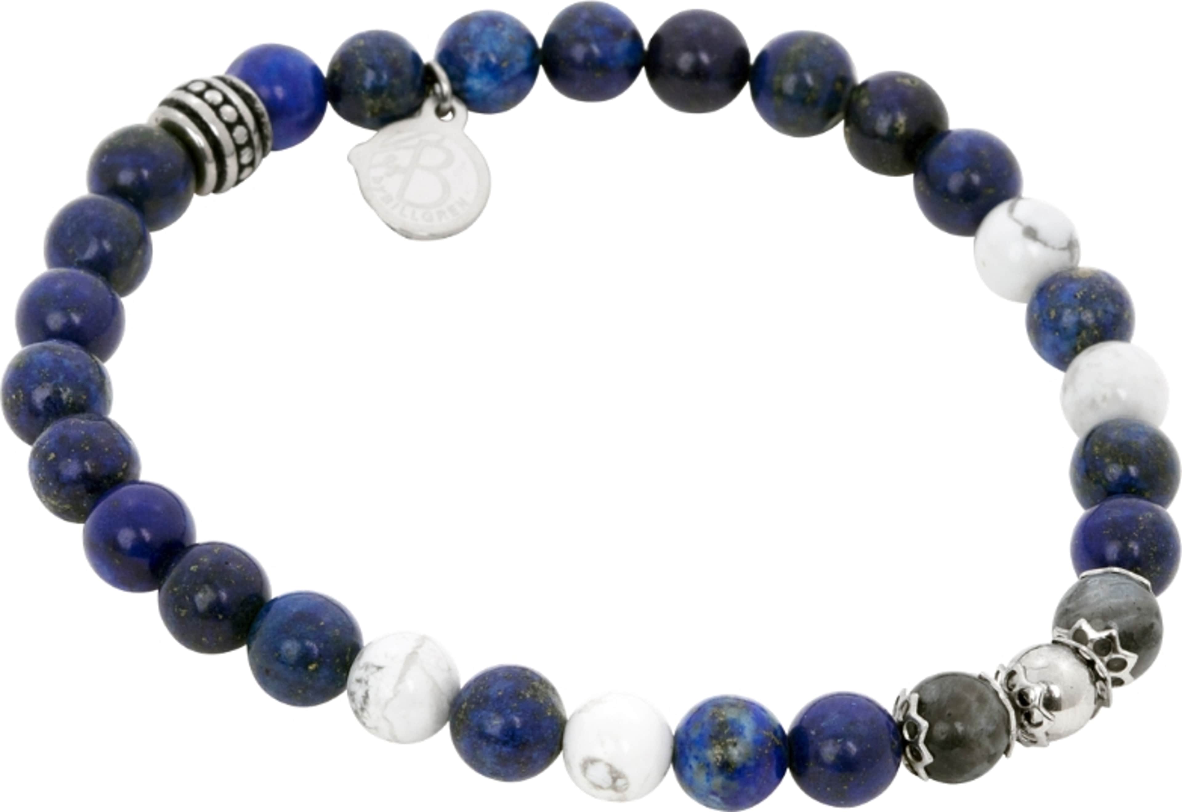 Bobby Beadsarmband, från by BILLGREN, i färgen blue/white/grey. Klicka för att öppna bilden i stort format