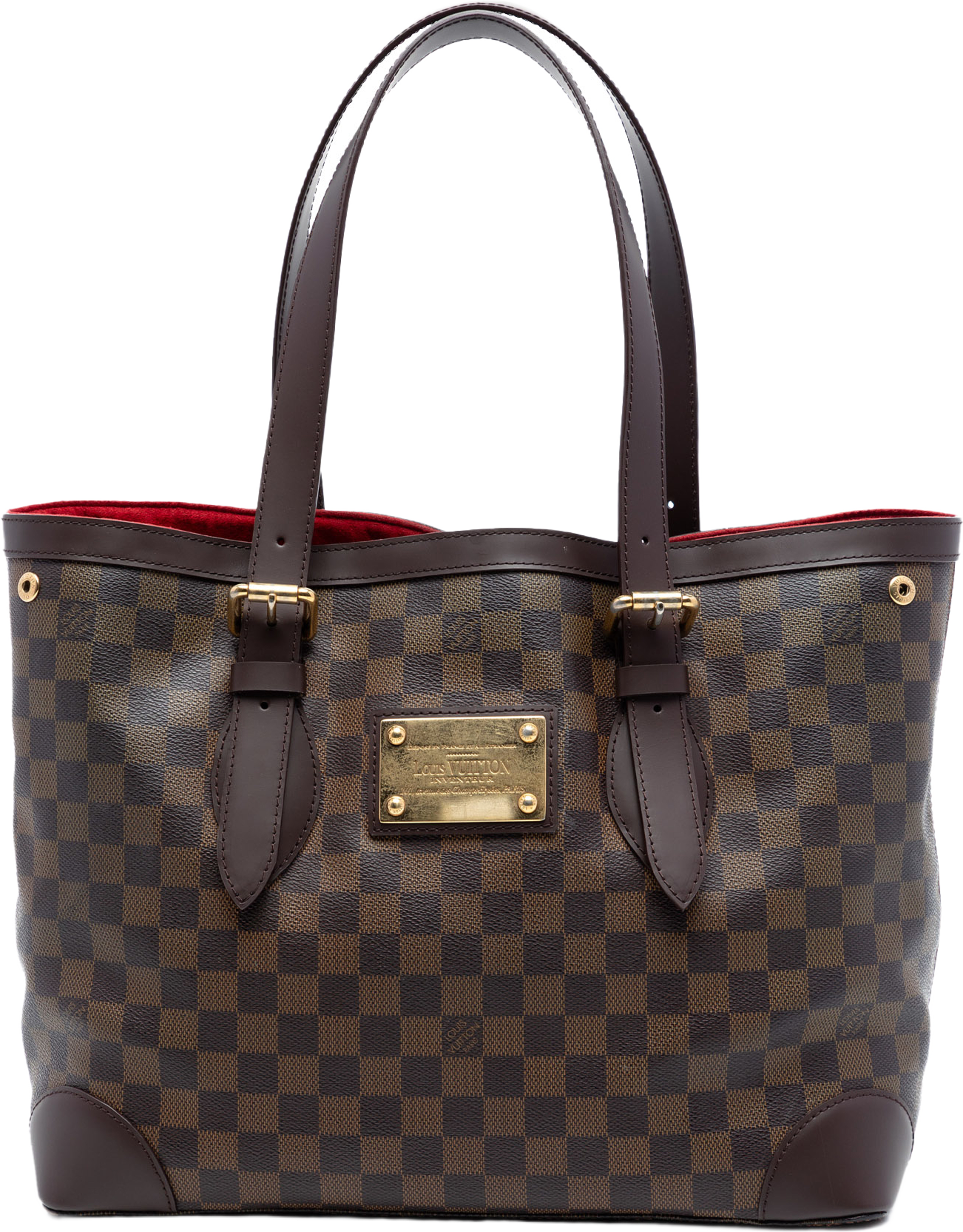 Louis Vuitton Damier Ebene Hampstead Mm, från Luxclusif, i färgen brown. Klicka för att öppna bilden i stort format