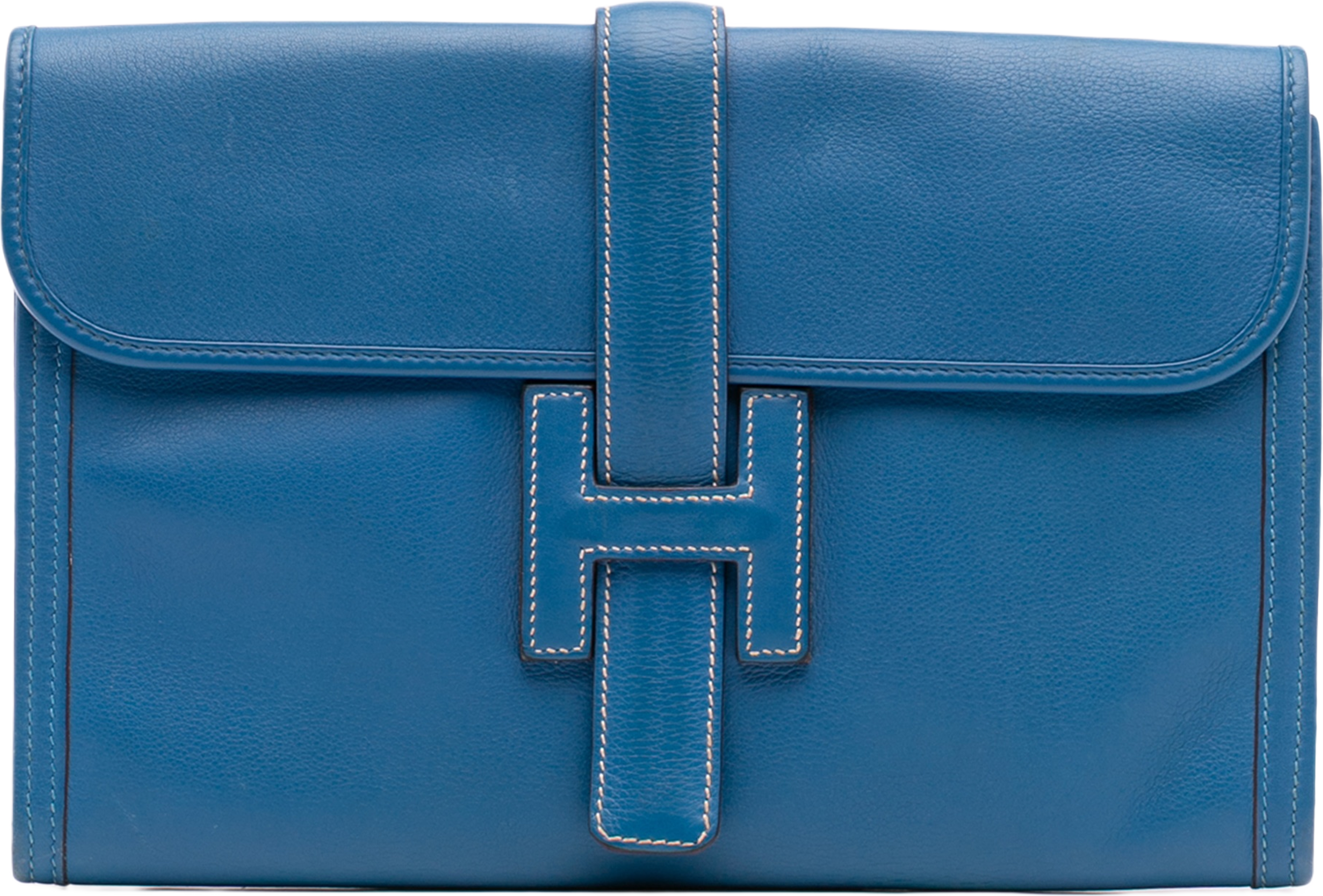 Hermès Swift Jige Elan 29, från Luxclusif, i färgen blue. Klicka för att öppna bilden i stort format