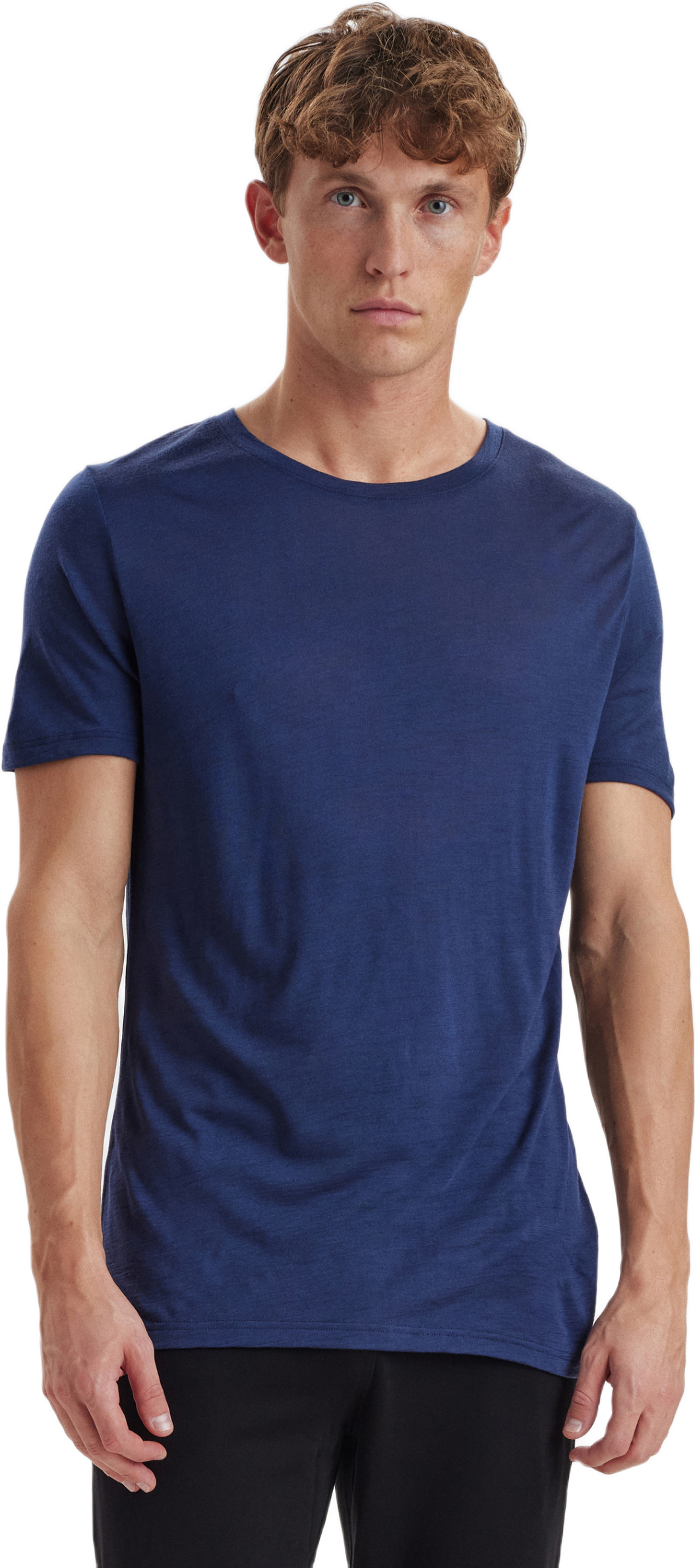 Ekologisk Ull, T-shirt, Navy