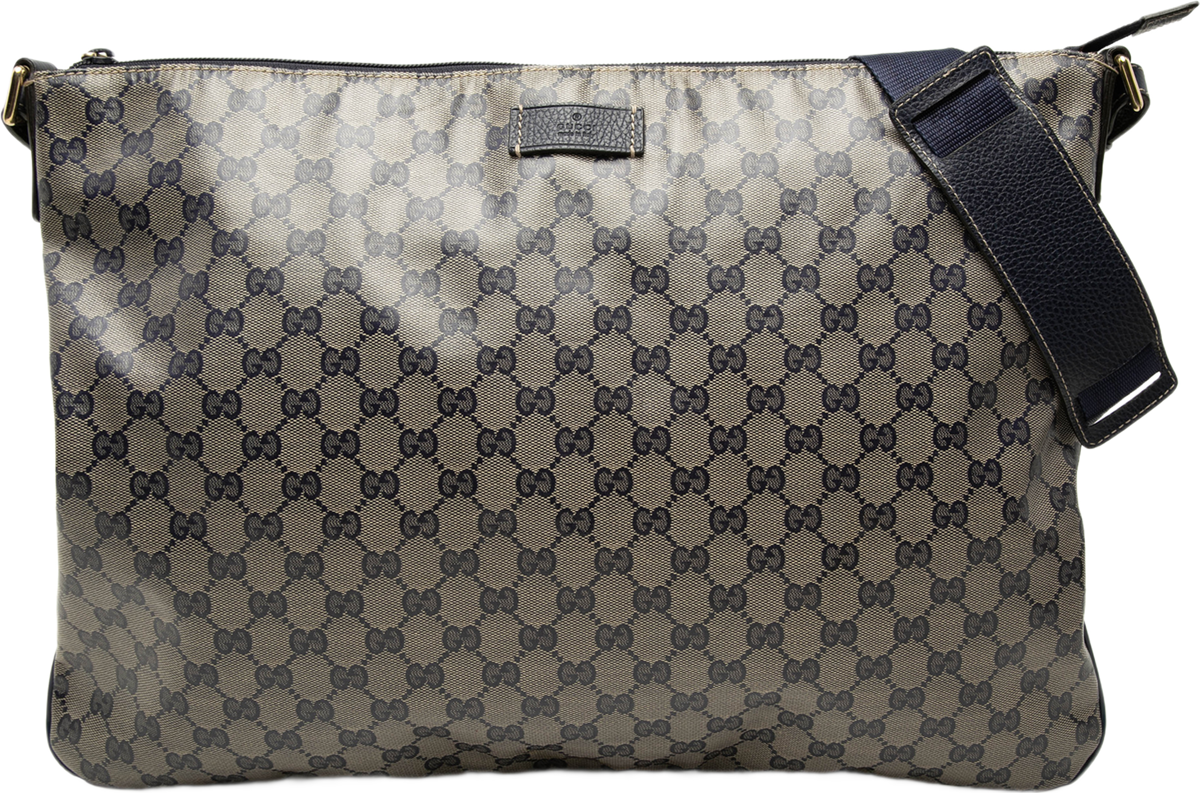 Gucci Gg Crystal Crossbody, från Luxclusif, i färgen beige. Klicka för att öppna bilden i stort format