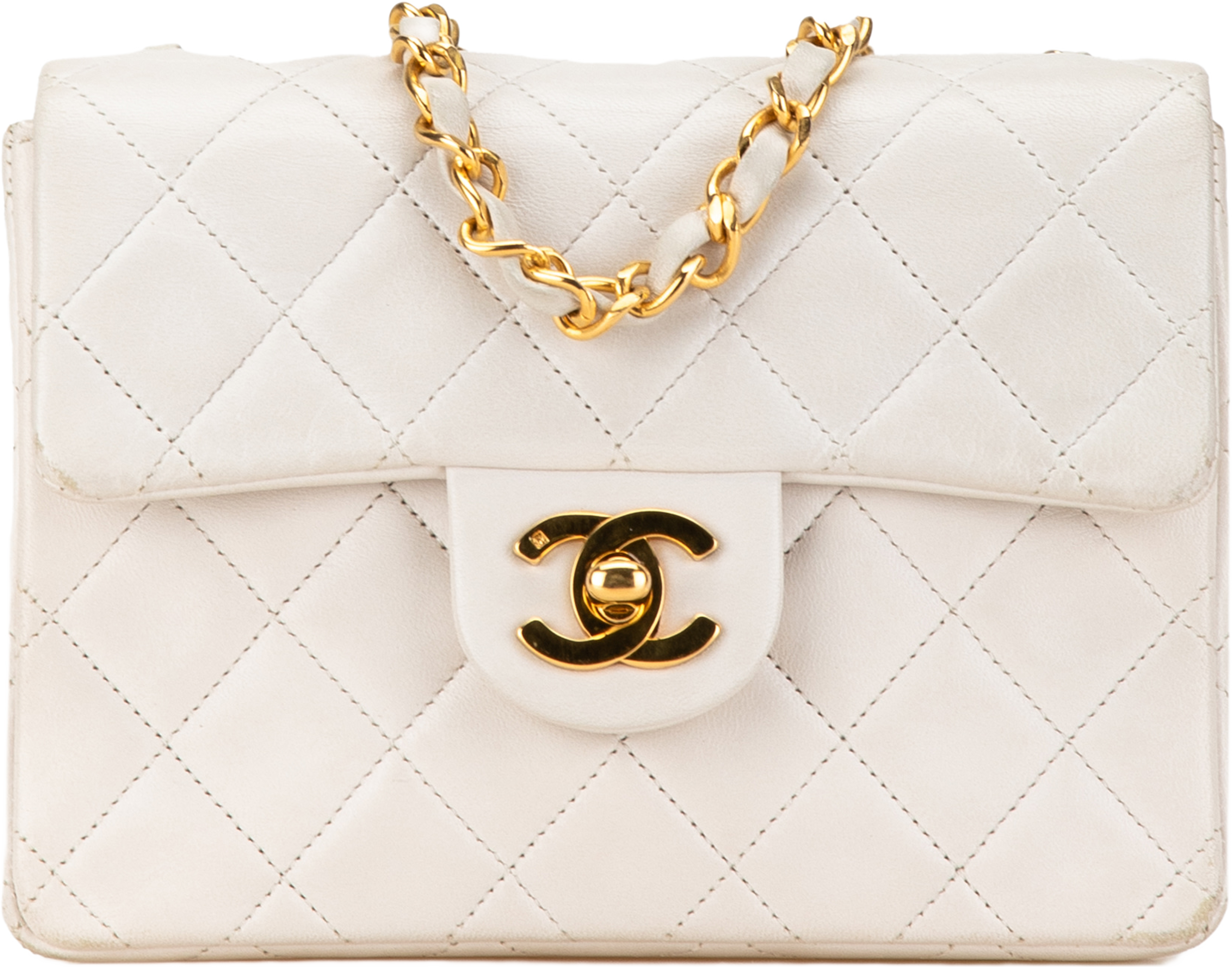 Chanel Mini Square Classic Lambskin Single Flap