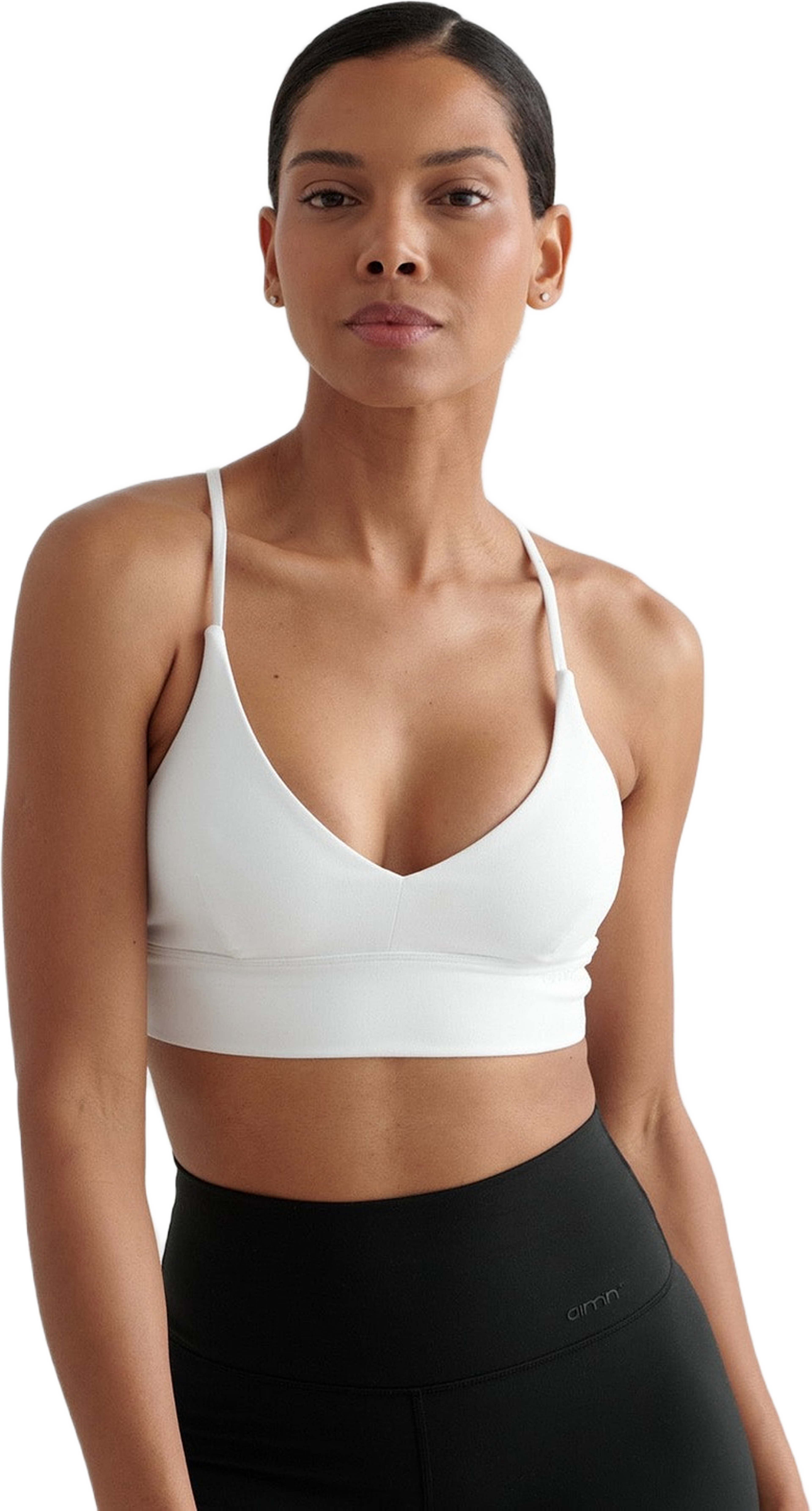 White Sense Strap Bra