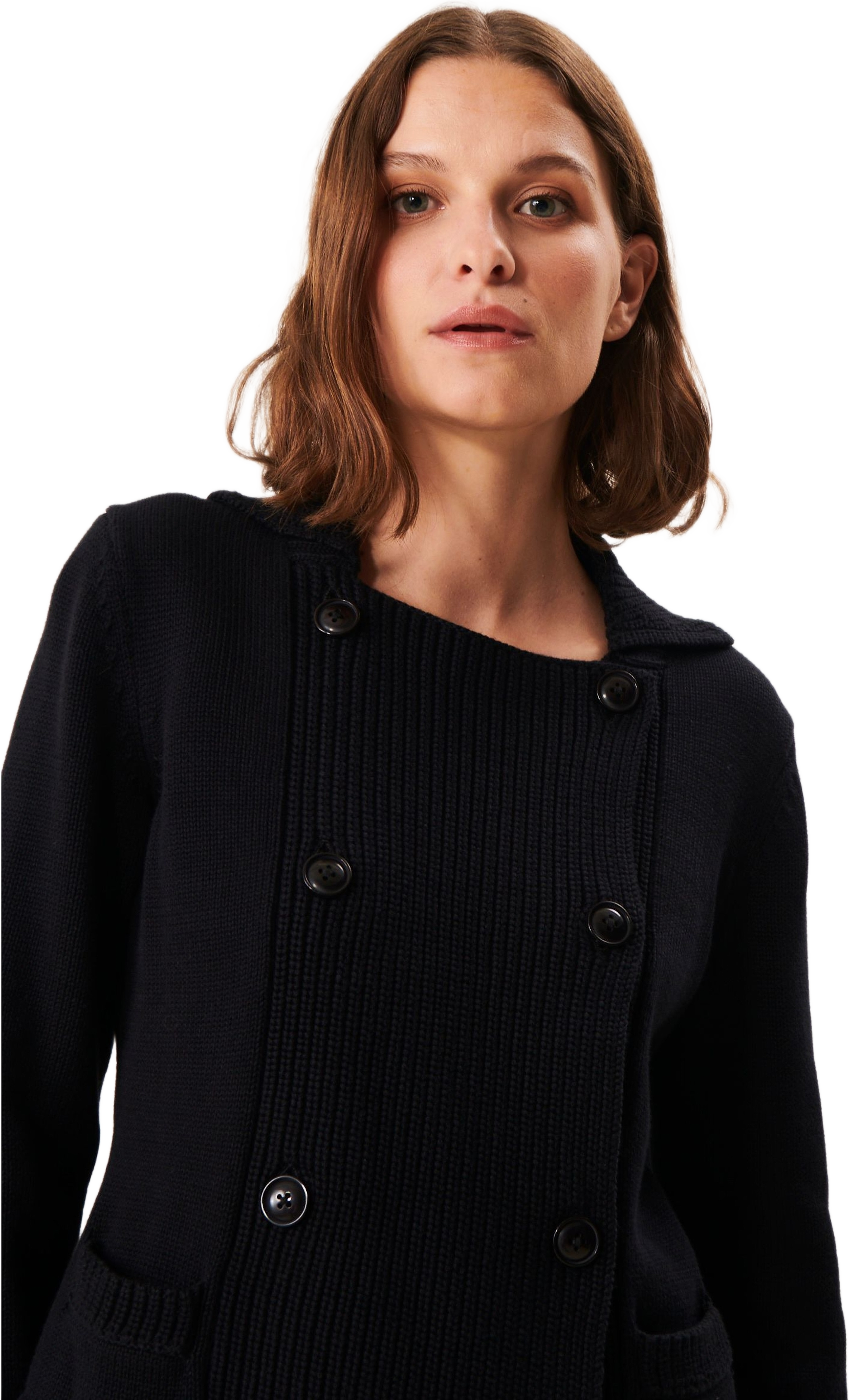 Thora Cardigan, från Jumperfabriken, i färgen black. Klicka för att öppna bilden i stort format